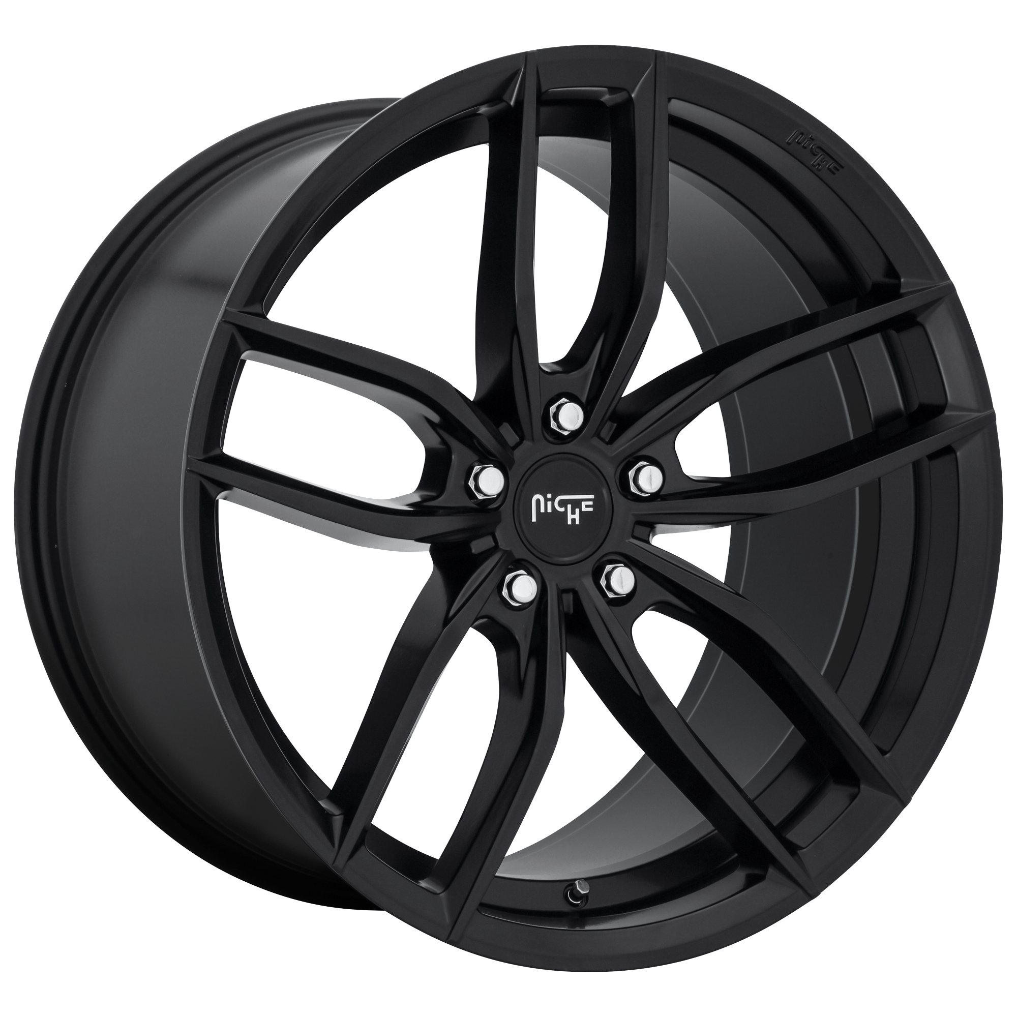 Niche 1PC M203 VOSSO 18x8 Matte Black 5x114.3 30mm