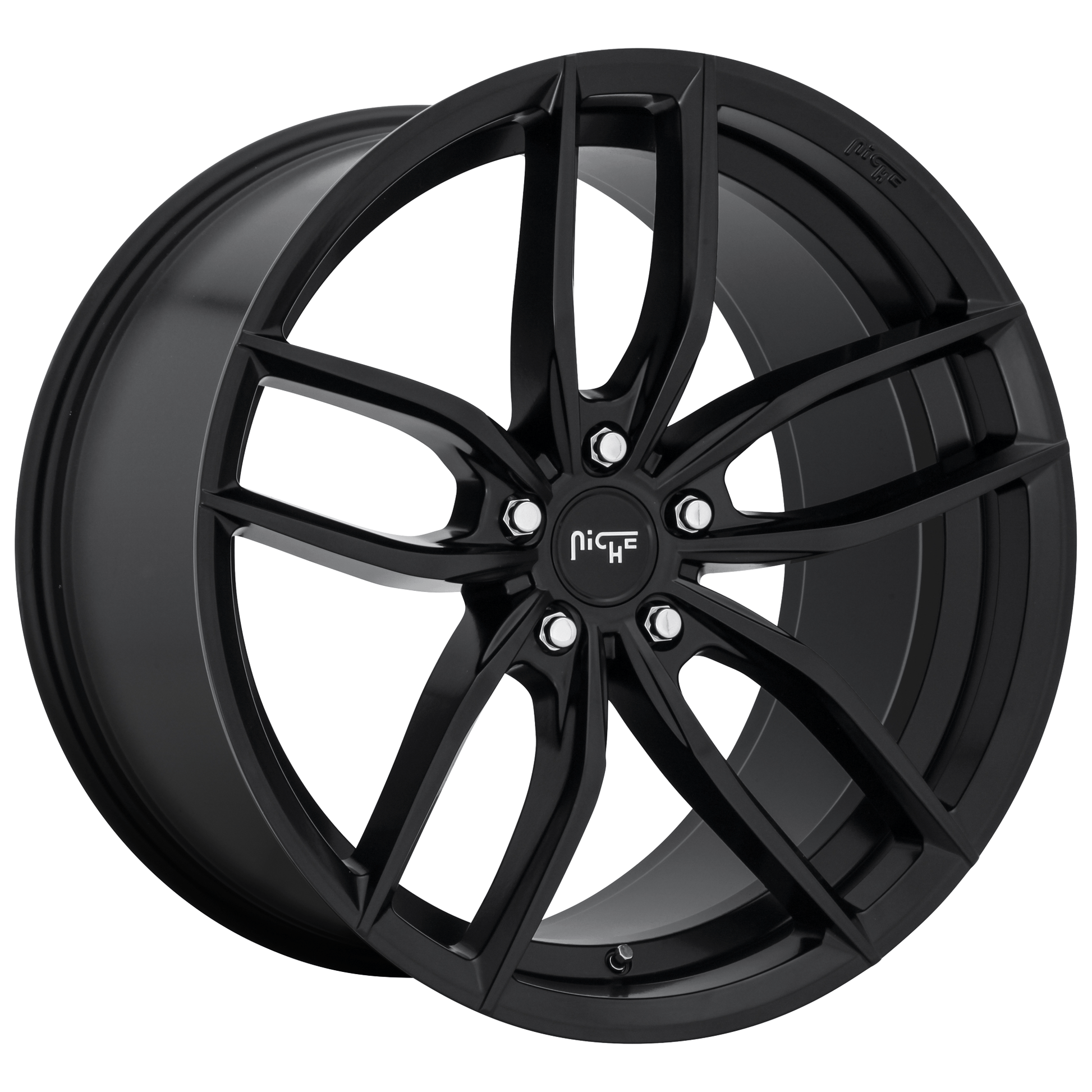 Niche 1PC M203 VOSSO 20x11 Matte Black 5x114.3 35mm
