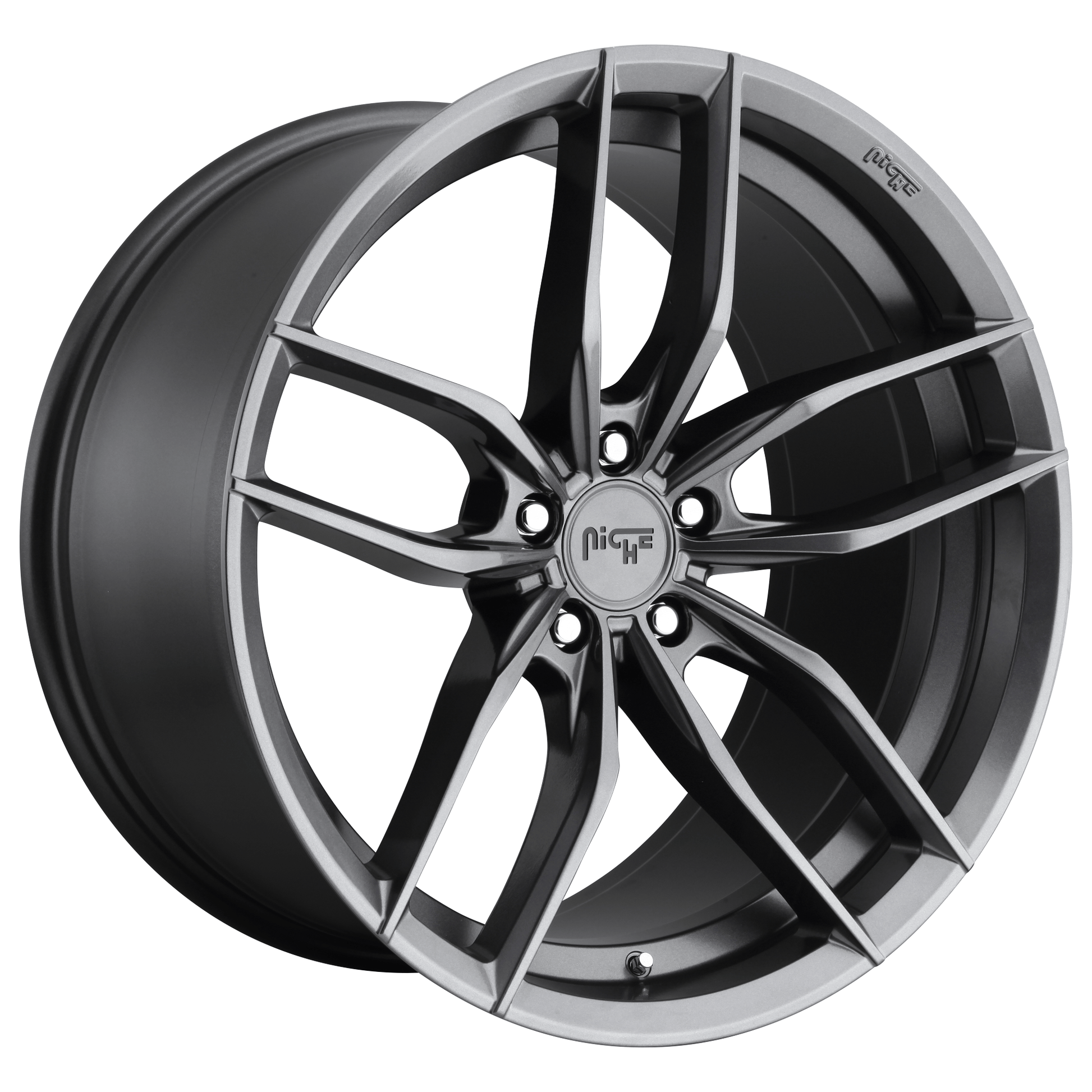 Niche 1PC M204 VOSSO 19x8.5 Matte Anthracite 5x114.3 45mm