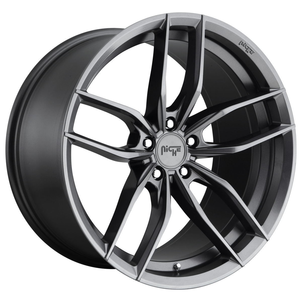 Niche 1PC M204 VOSSO 19x8.5 Matte Anthracite 5x114.3 35mm