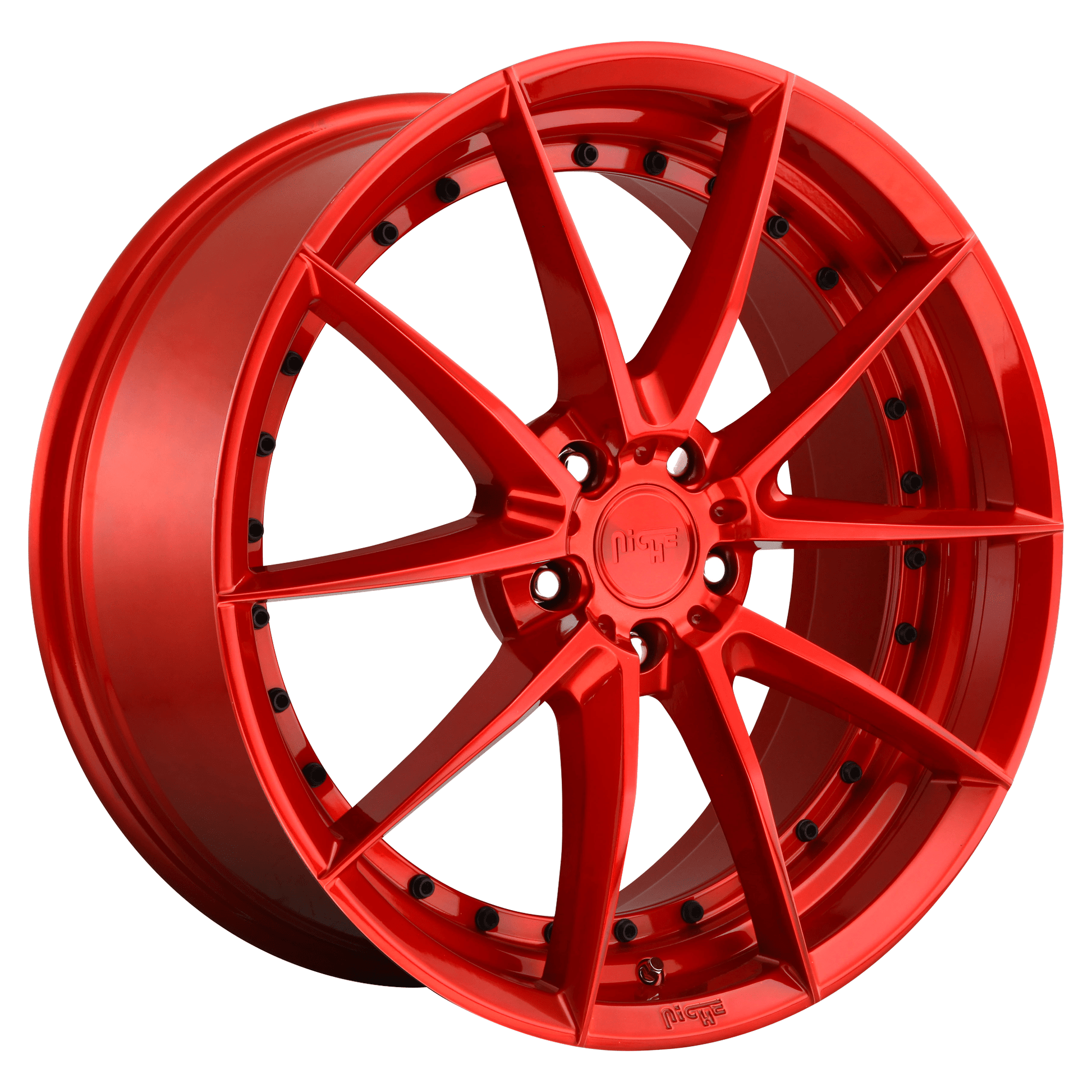Niche 1PC M213 SECTOR 20x10.5 Candy Red 5x114.3 40mm