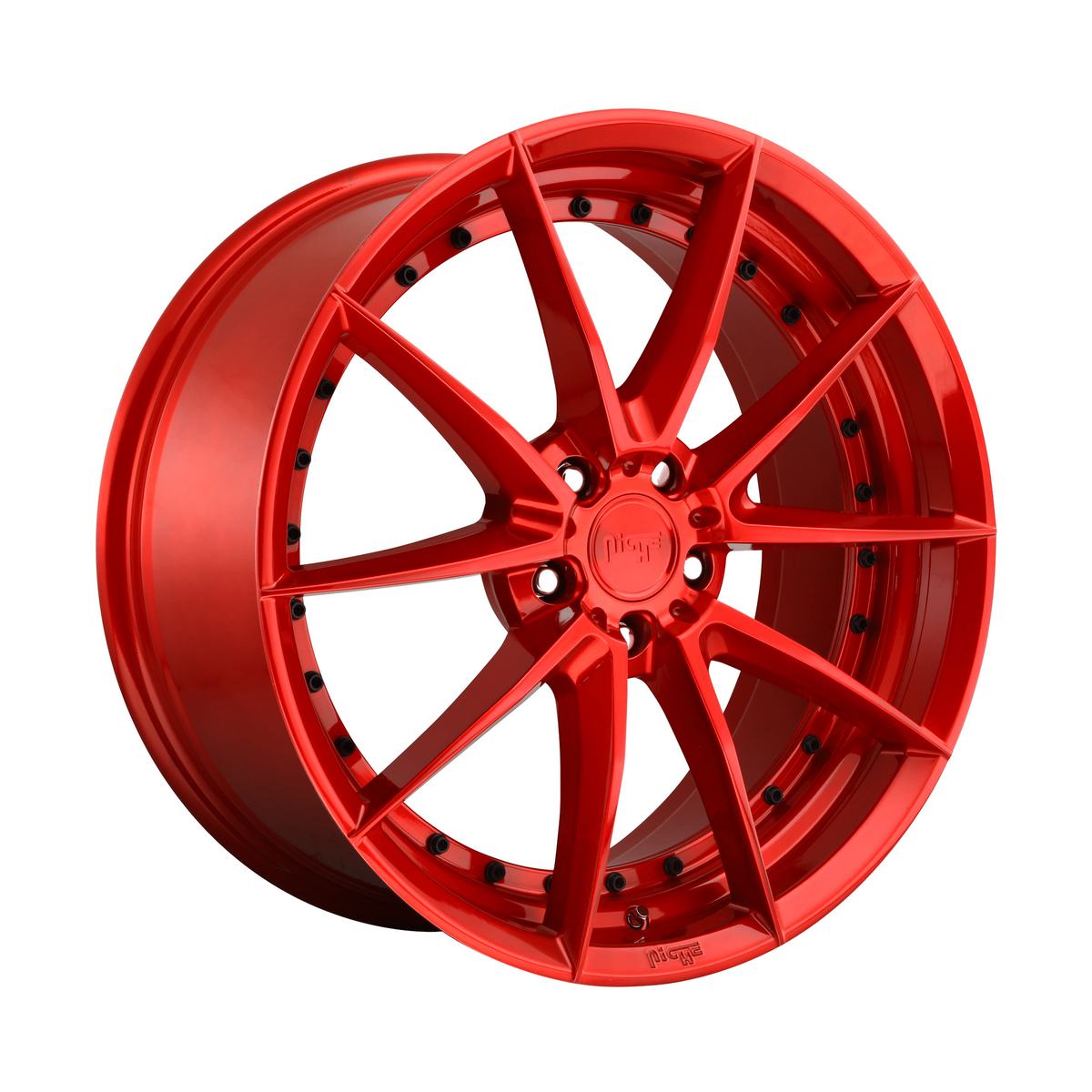 Niche 1PC M213 SECTOR 20x9 Candy Red 5x114.3 35mm