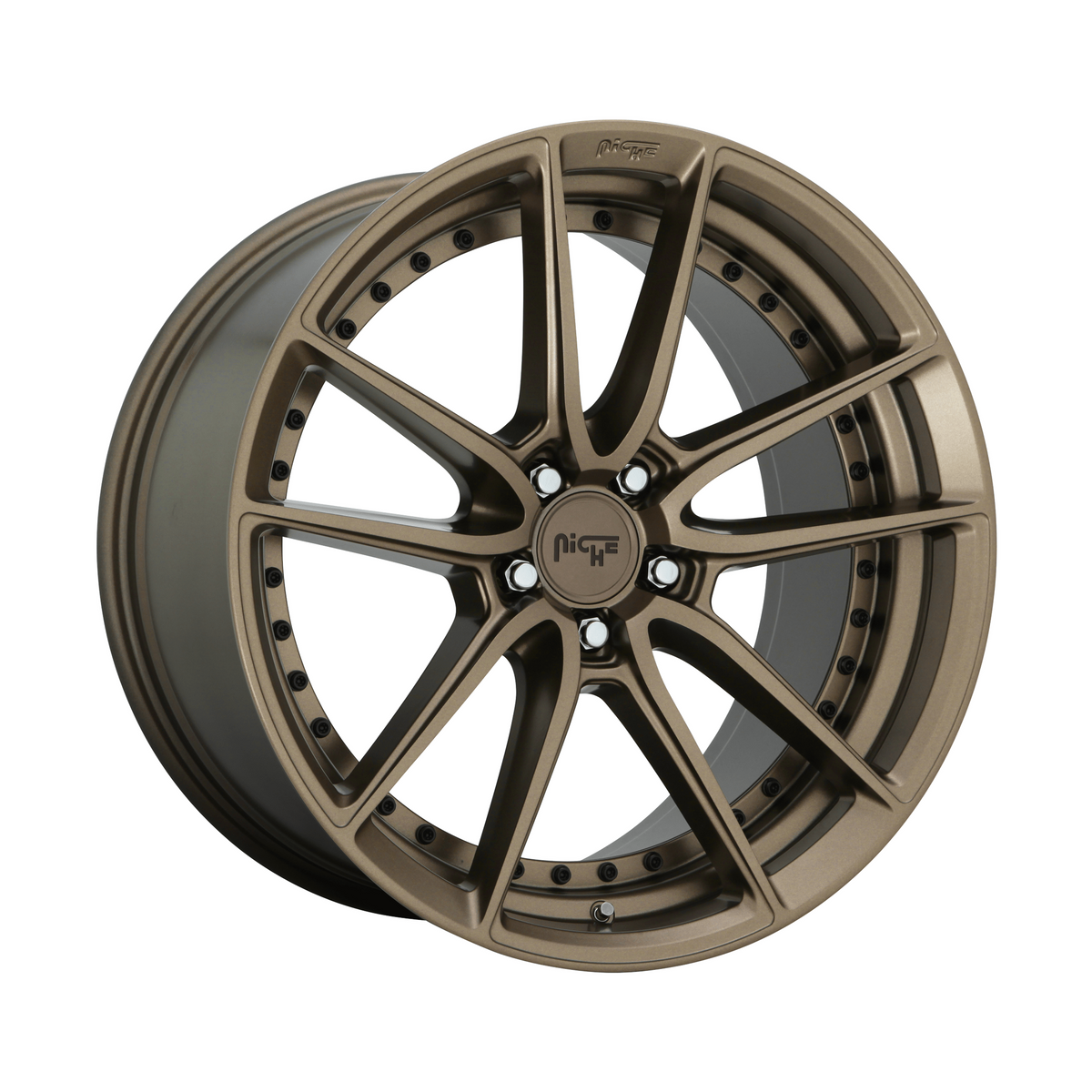 Niche 1PC M222 DFS 18x8 Matte Bronze 5x114.3 40mm