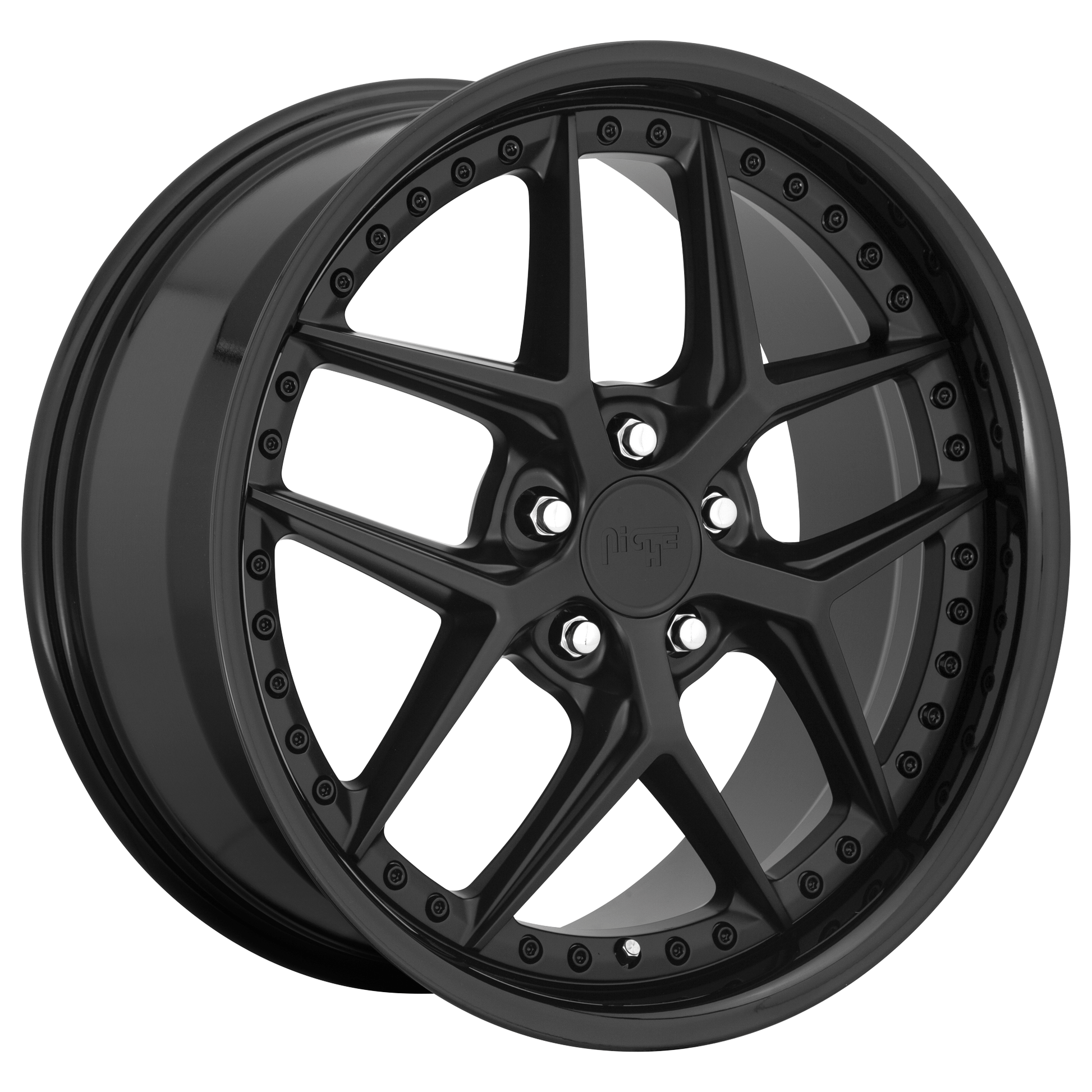 Niche 1PC M226 VICE 20x9 Gloss Black Matte Black 5x114.3 35mm