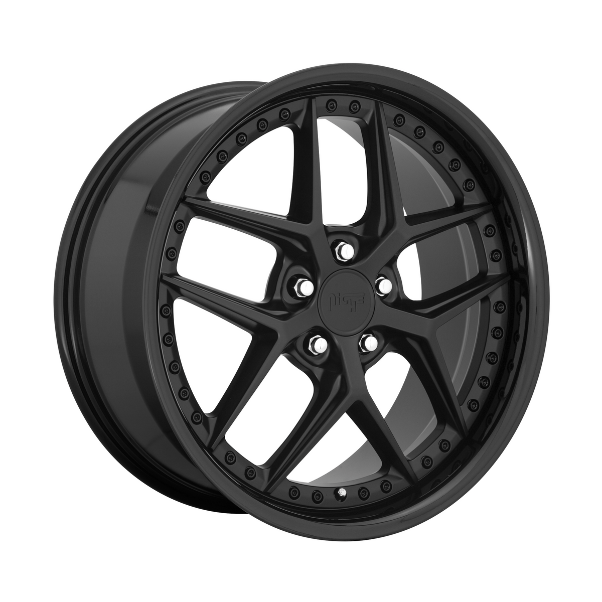 Niche 1PC M226 VICE 20x9 Gloss Black Matte Black 5x114.3 35mm