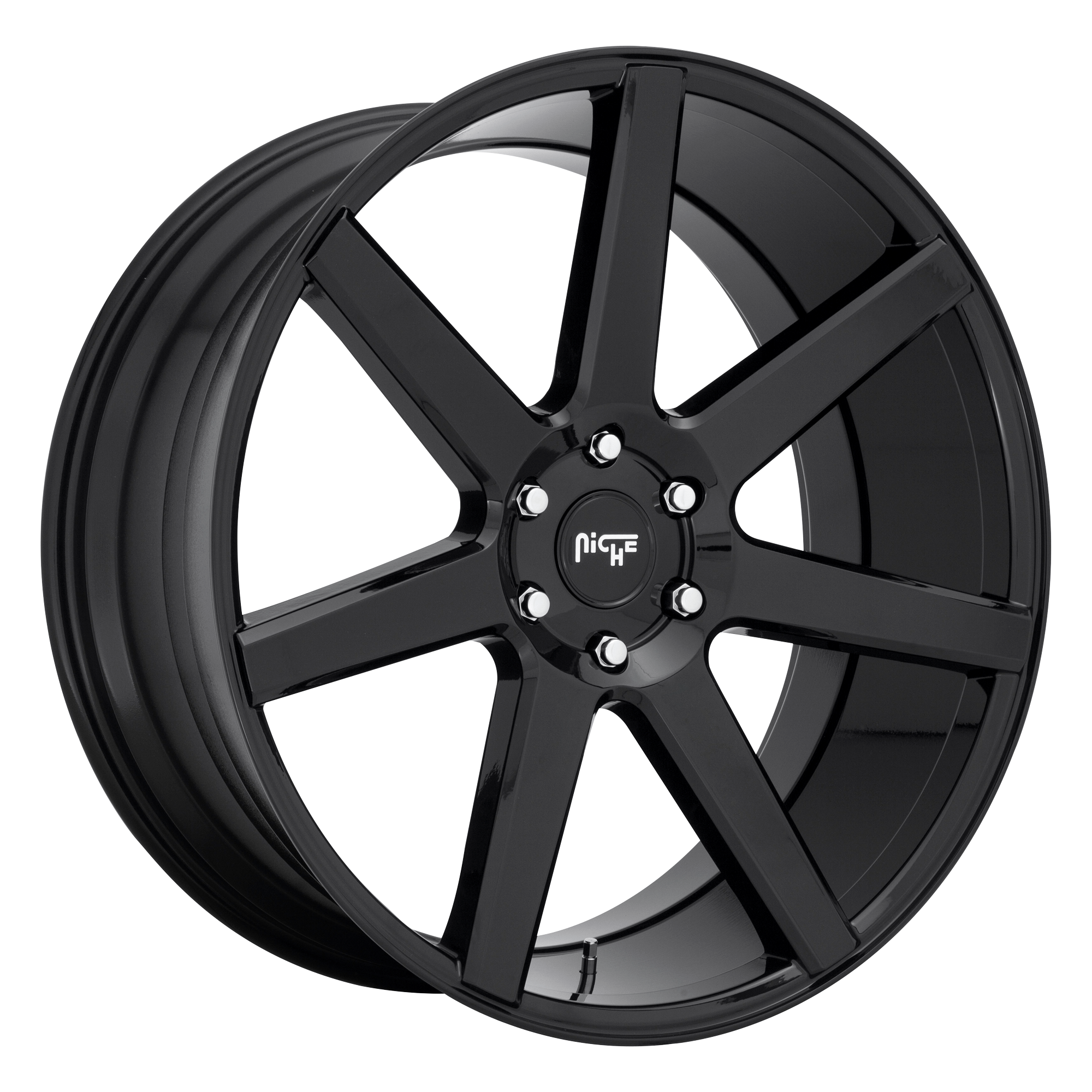 Niche 1PC M230 FUTURE 20x9.5 Gloss Black 6x135 30mm
