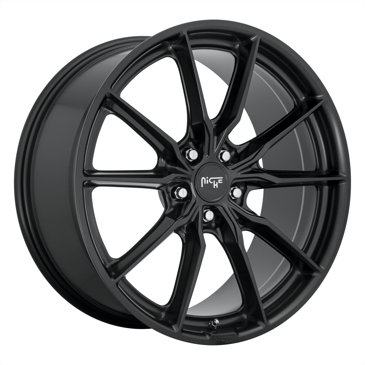 Niche 1PC M238 RAINIER 18x8 Matte Black 5x114.3 25mm