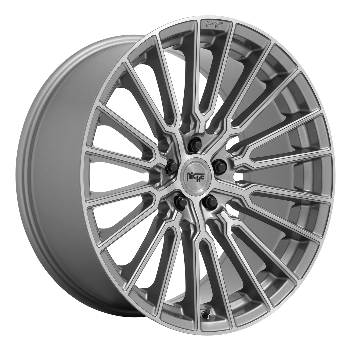 Niche 1PC M251 PREMIO 20x10.5 Platinum Brushed 5x114.3 40mm