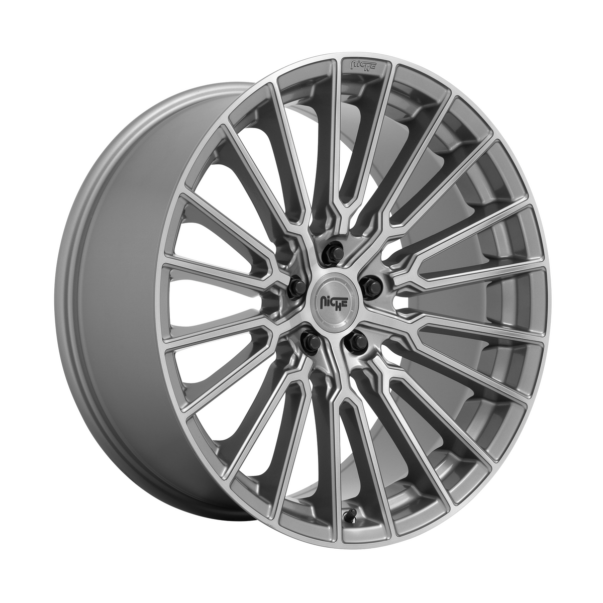 Niche 1PC M251 PREMIO 20x10.5 Platinum Brushed 5x114.3 40mm
