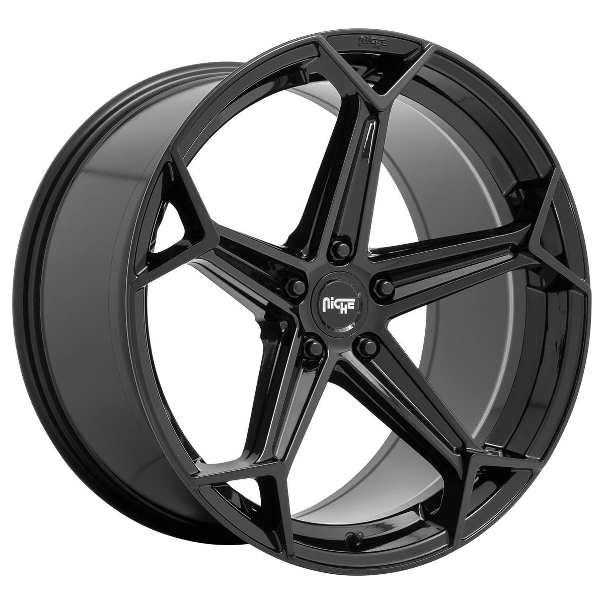 Niche 1PC N258 ARROW 20x10.5 Gloss Black 5x114.3 40mm