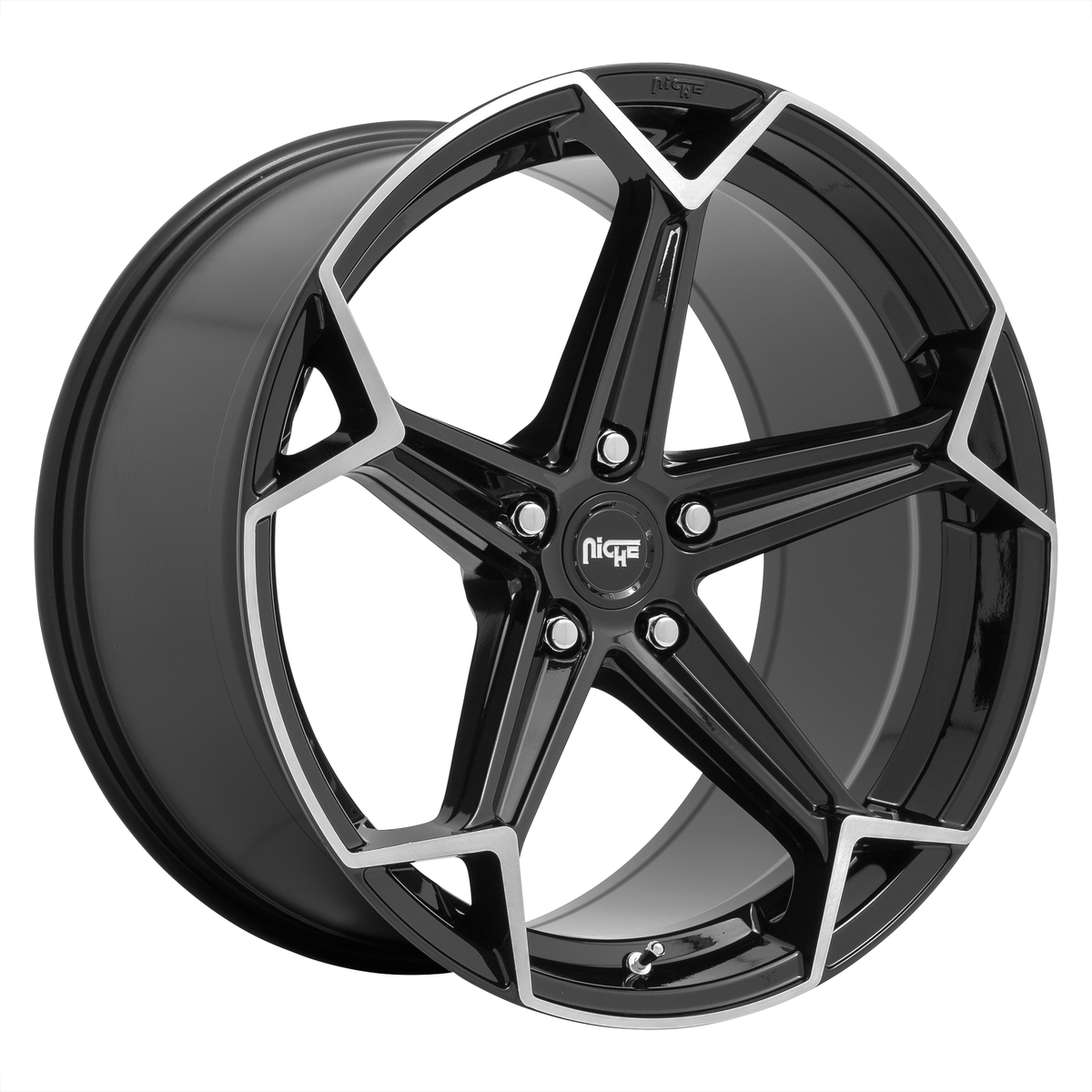 Niche 1PC N259 ARROW 20x10.5 Gloss Black Brushed 5x114.3 40mm