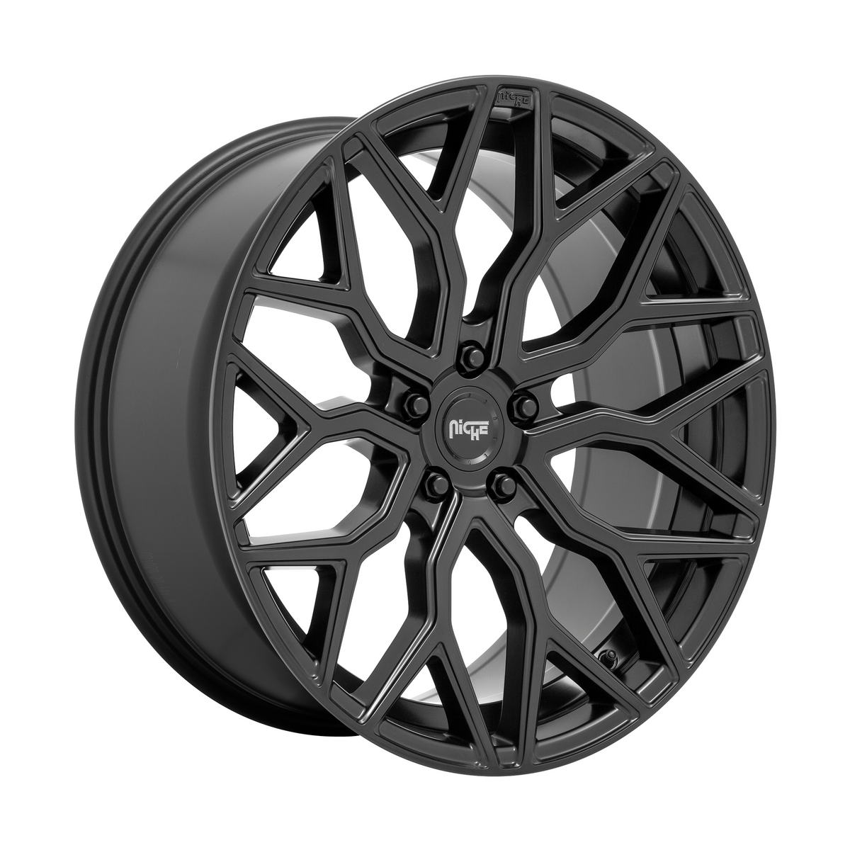 Niche 1PC M261 MAZZANTI 20x10.5 Matte Black 5x114.3 40mm