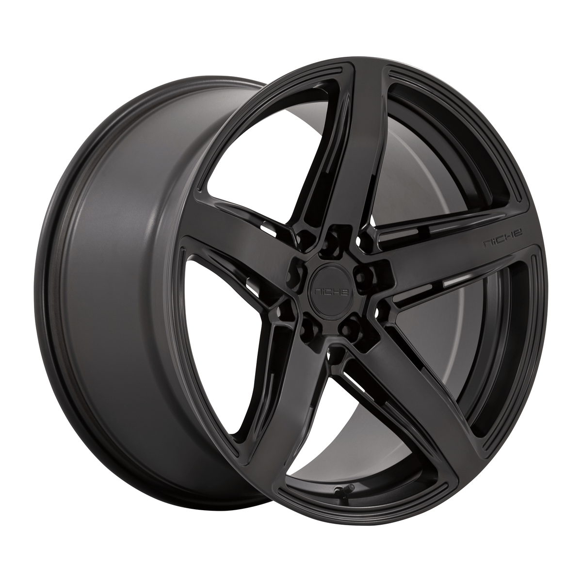 Niche 1PC M269 TERAMO 18x8 Matte Black 5x114.3 30mm