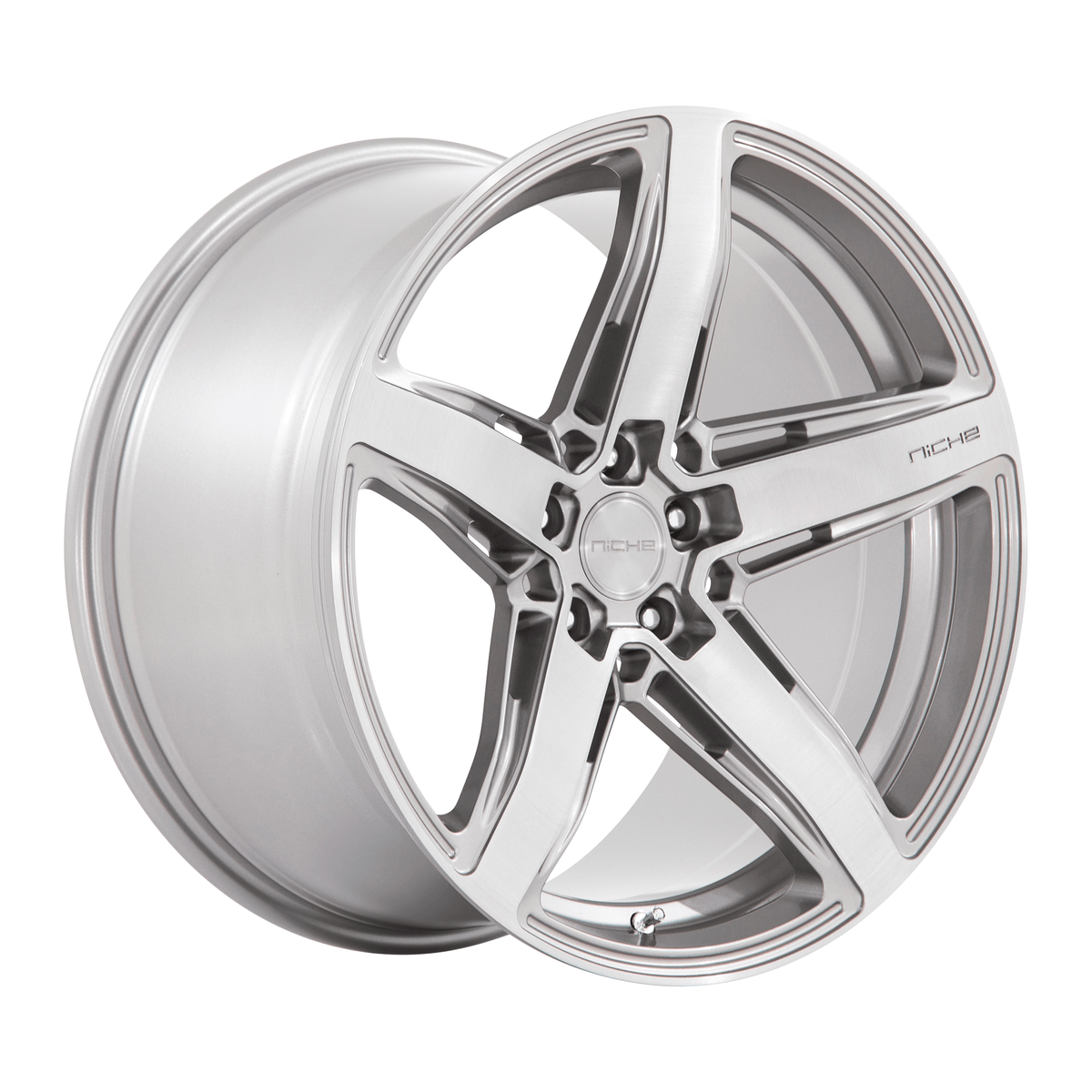 Niche 1PC M270 TERAMO 20x11 Anthracite Brushed Face Tint 5x114.3 50mm