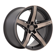 Niche 1PC M271 TERAMO 20x11 Matte Black W Double Dark Tint 5x114.3 45mm