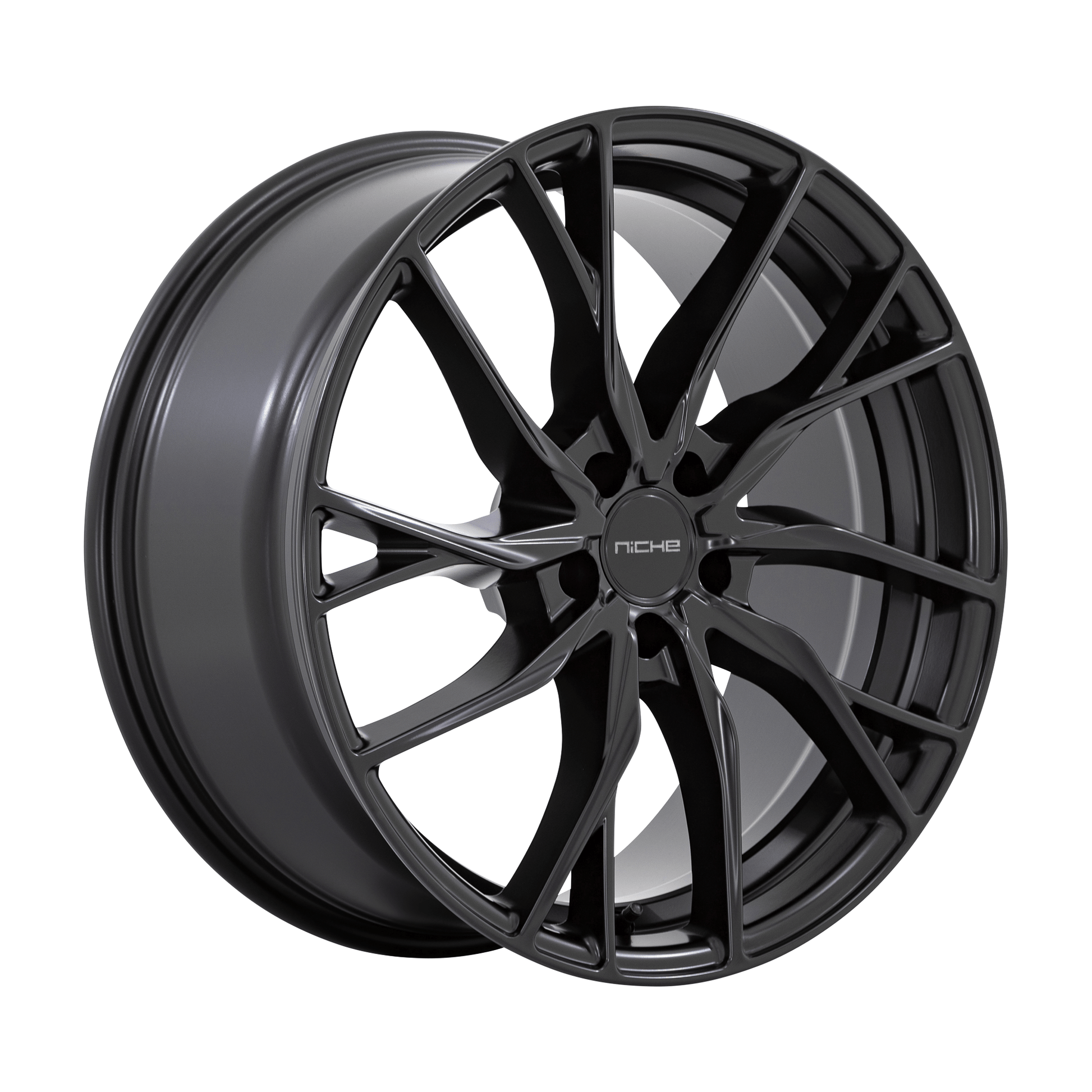 Niche 1PC M272 NOVARA 20x10.5 Matte Black 5x114.3 30mm