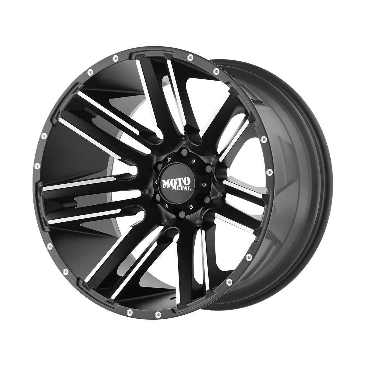Moto Metal MO978 RAZOR 20x9 Satin Black Machined 6x135 18mm