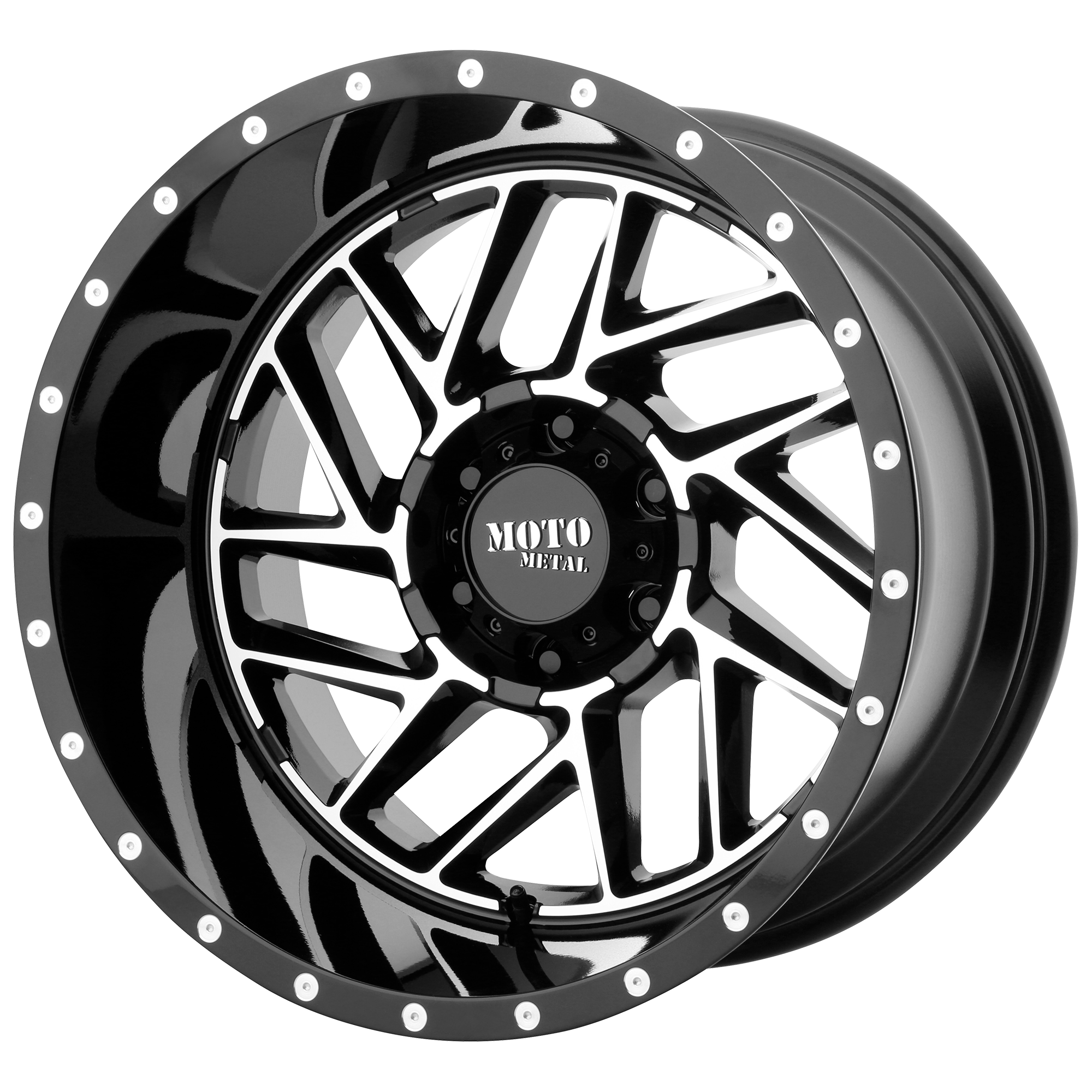 Moto Metal MO985 BREAKOUT 20x9 Gloss Black Machined 6x135 18mm