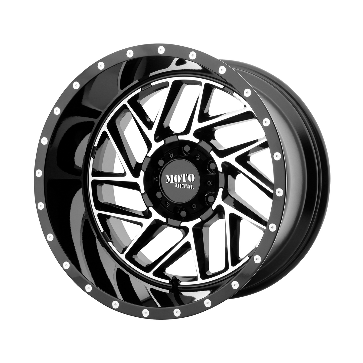 Moto Metal MO985 BREAKOUT 20x9 Gloss Black Machined 6x135 18mm