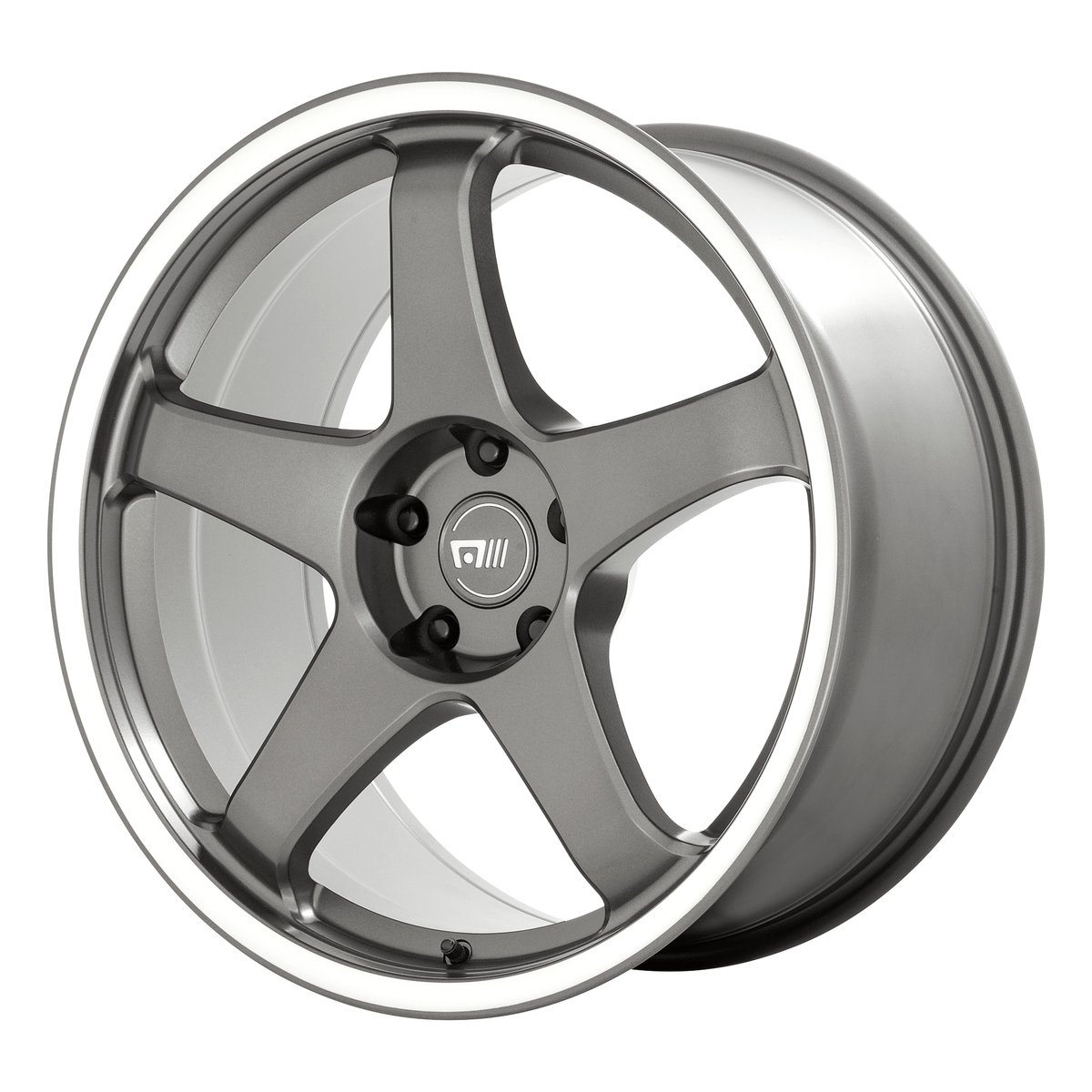 Motegi MR151 CS5 18x9.5 Gunmetal W/ Machined Lip 5x114.3 40mm