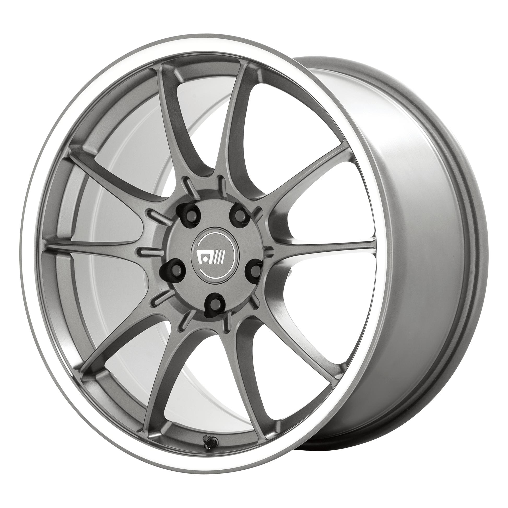 Motegi MR152 SS5 17x8 Gunmetal W/ Machined Lip 5x114.3 45mm