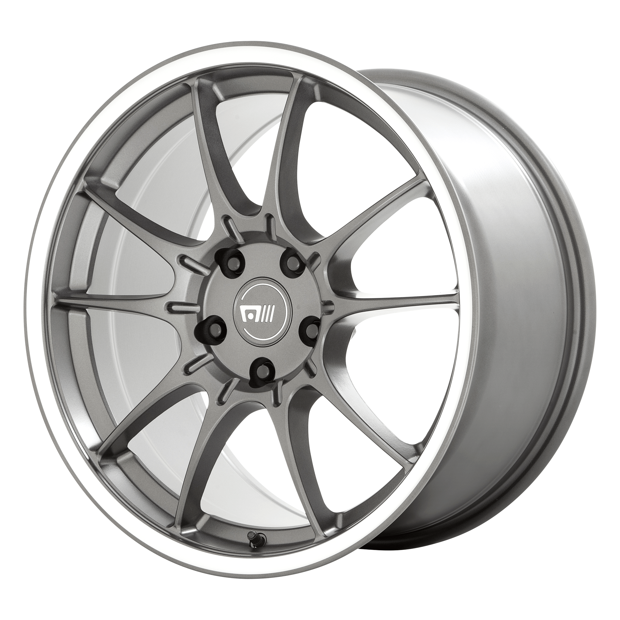 Motegi MR152 SS5 17x8 Gunmetal W/ Machined Lip 5x114.3 45mm