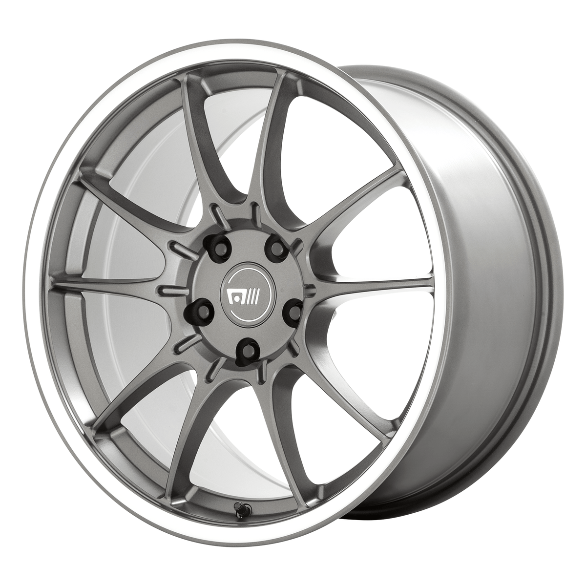 Motegi MR152 SS5 18x9.5 Gunmetal W/ Machined Lip 5x114.3 40mm