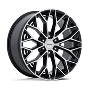 Petrol PE006 P5E 22x9.5 Gloss Black W/ Machined Face 6x135 30mm