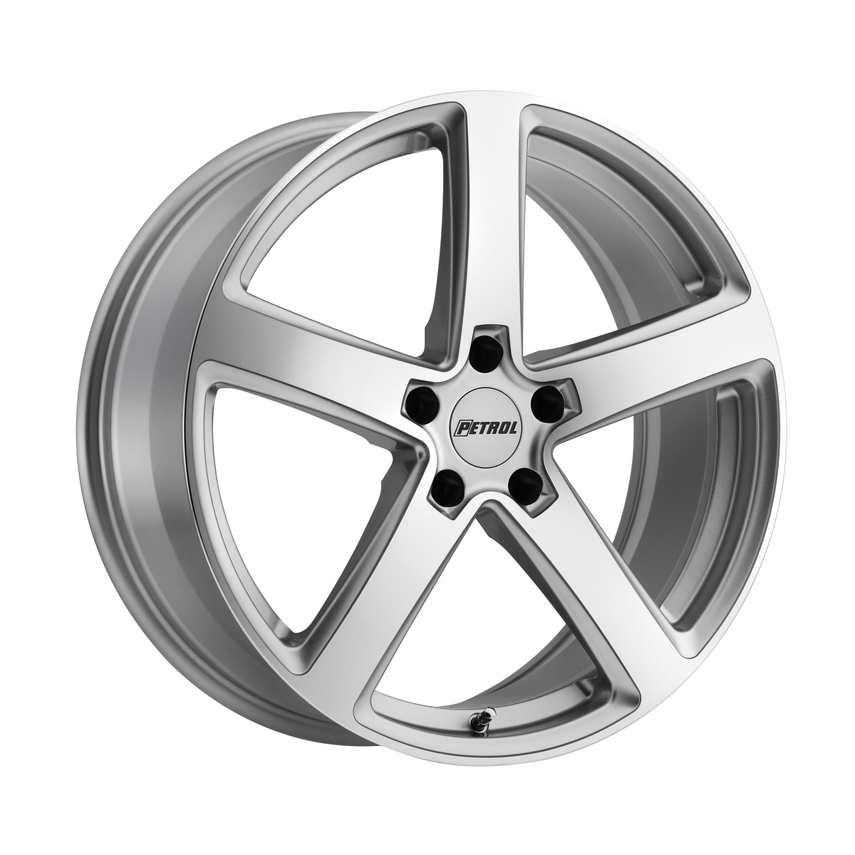 Petrol P2A 19x8 Silver W/ Machined Cut Face 5x114.3 40mm