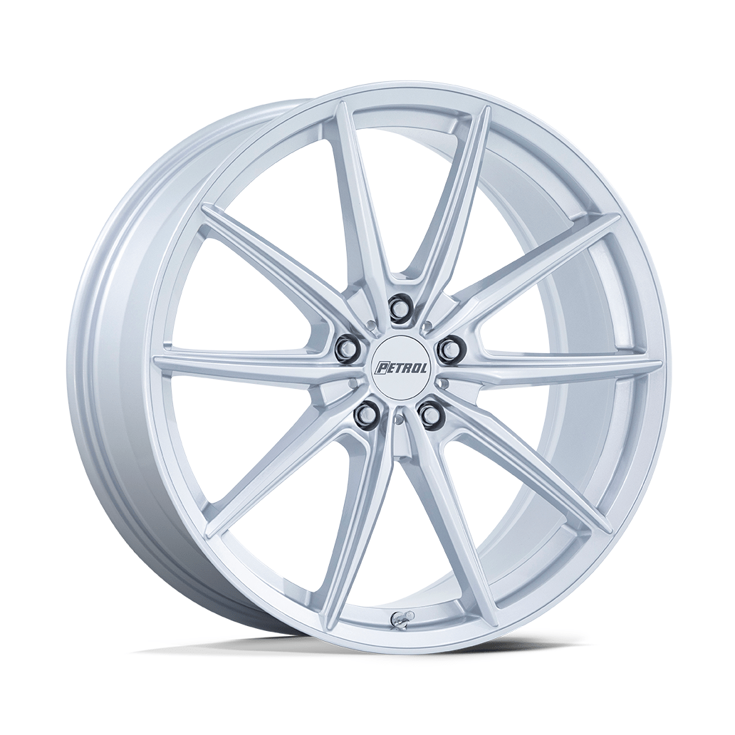 Petrol P4B 20x8.5 Gloss Silver 5x114.3 40mm