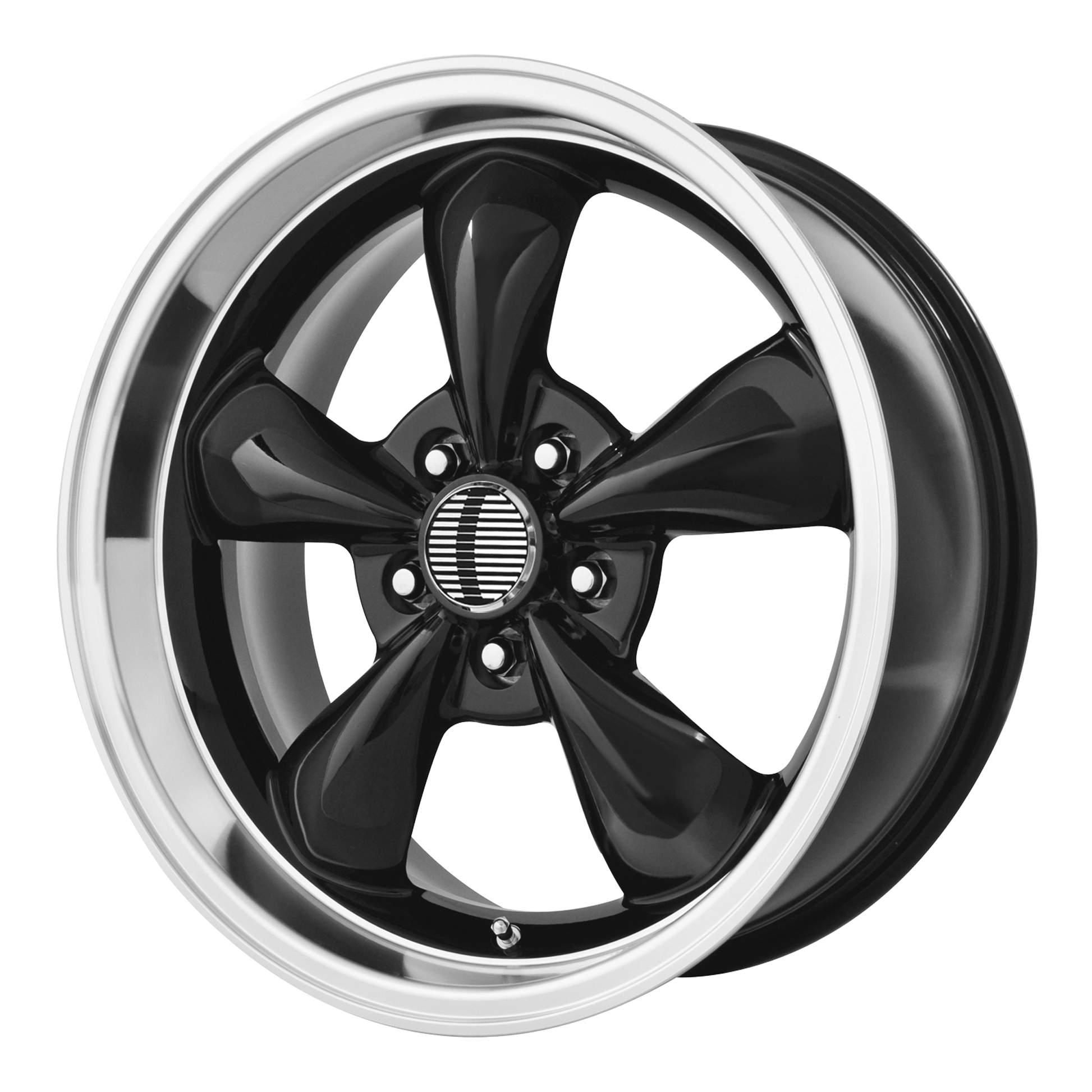 Performance Replicas PR106 18x10 Gloss Black W/ Machined Lip 5x114.3 45mm