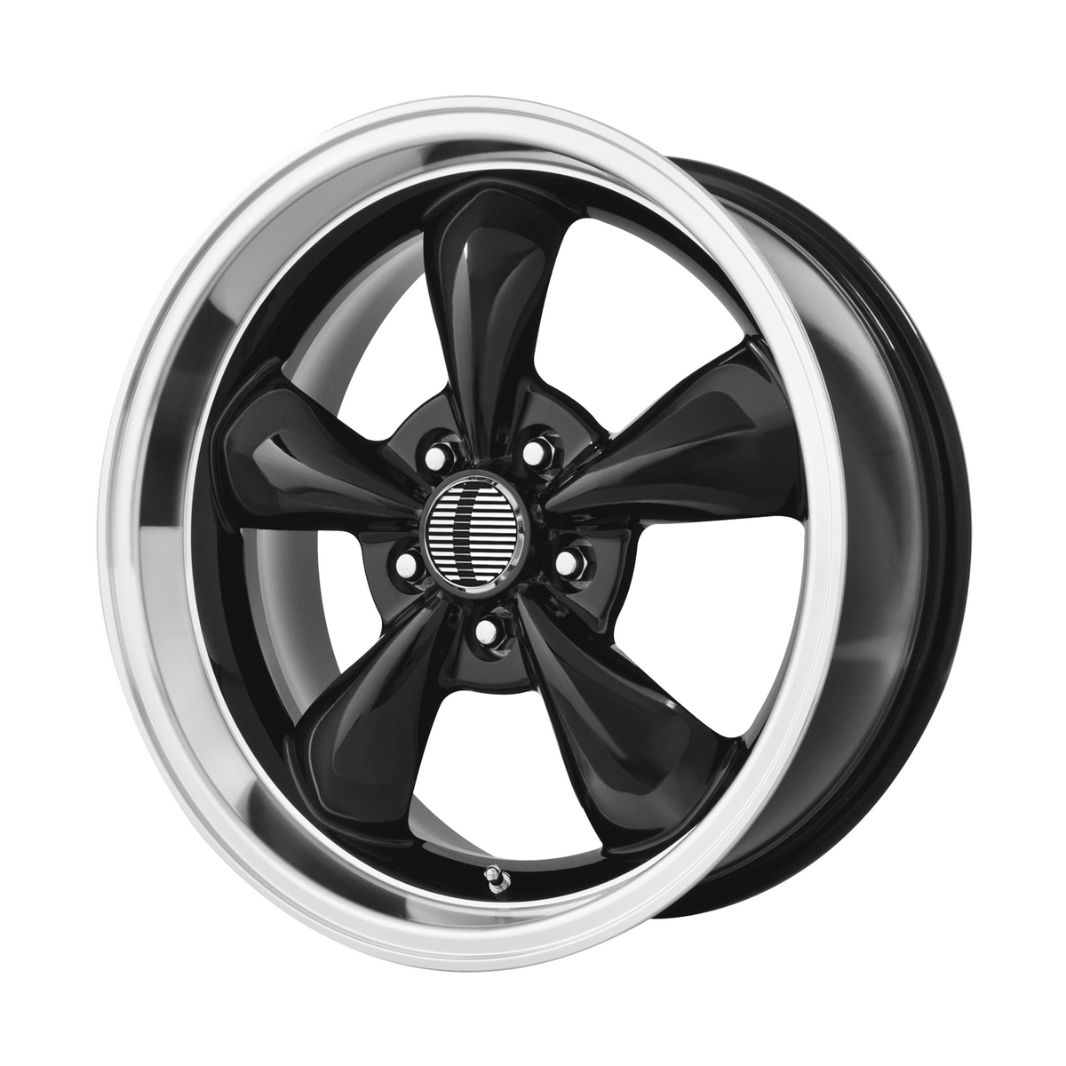Performance Replicas PR106 18x10 Gloss Black W/ Machined Lip 5x114.3 45mm