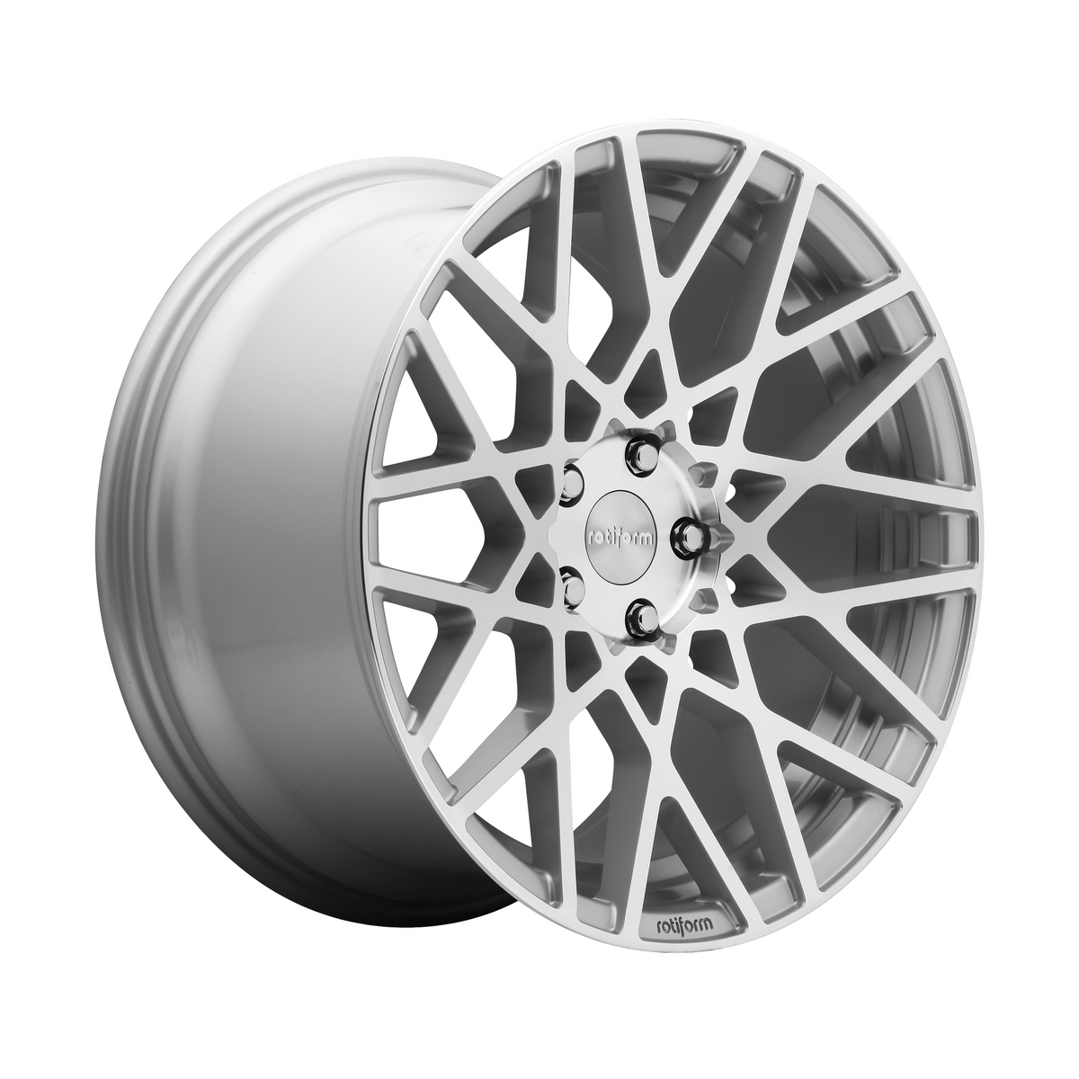 Rotiform R110 BLQ 19x8.5 Gloss Silver Machined 5x114.3 38mm