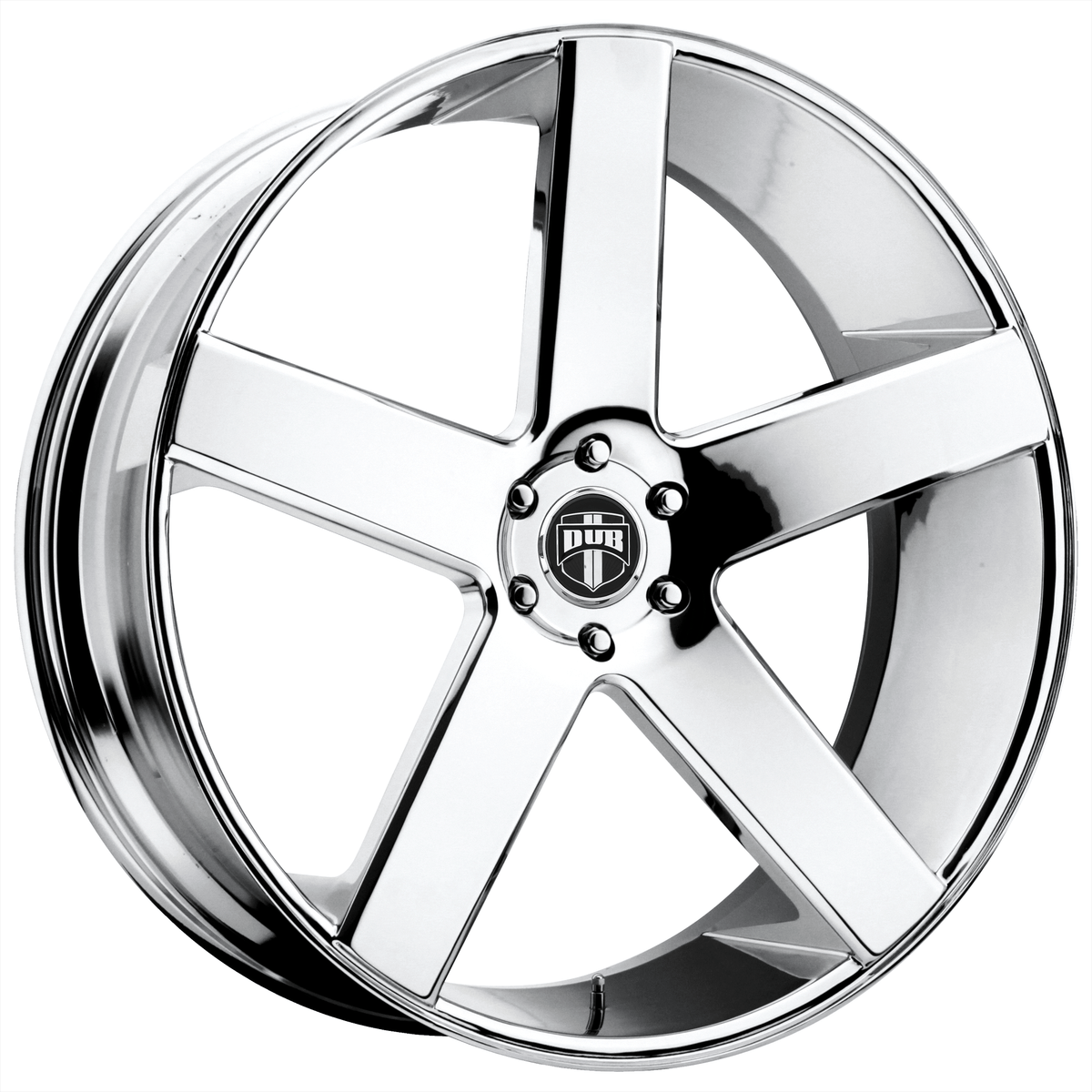 DUB 1PC S115 BALLER 22x9.5 Chrome Plated 6x135 31mm