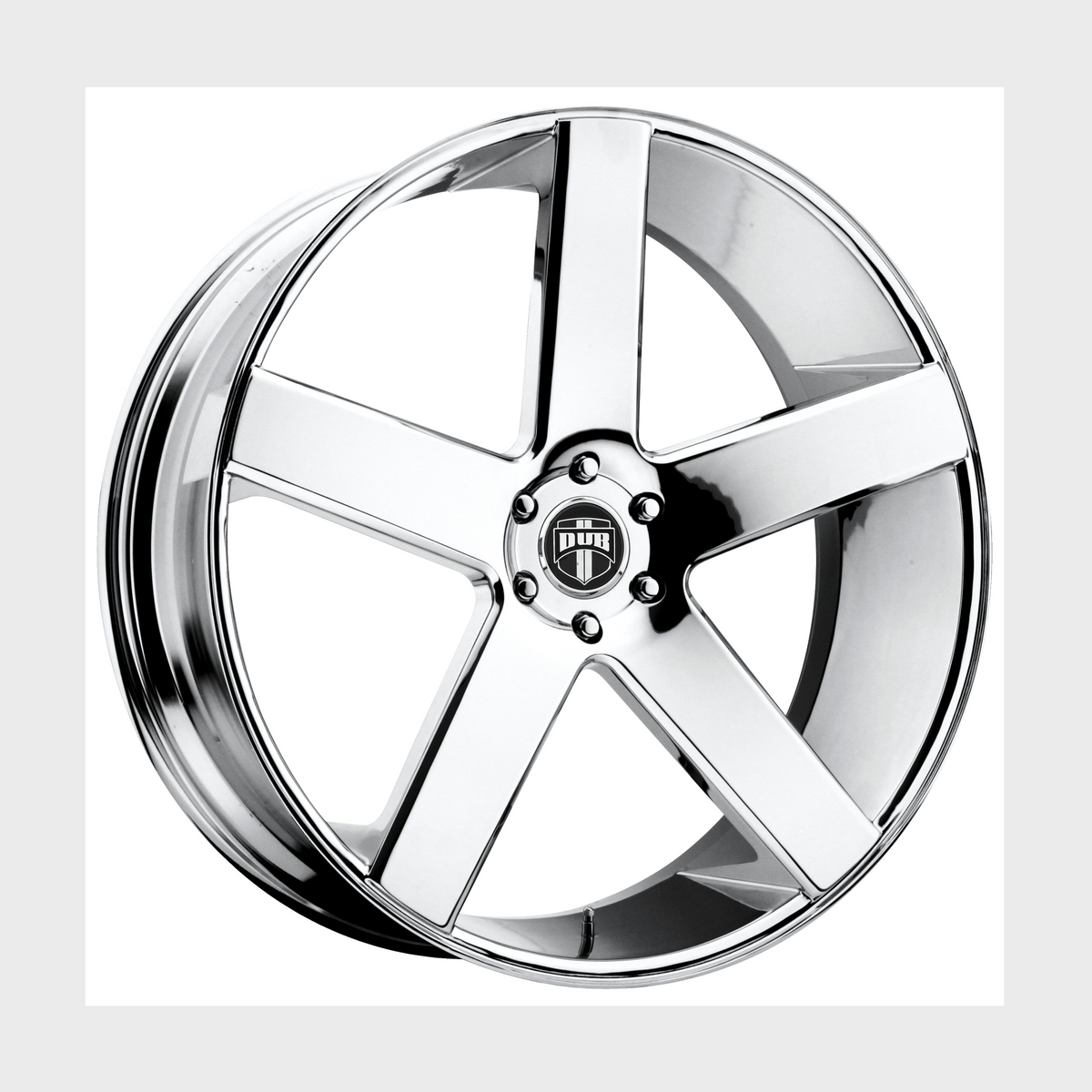 DUB 1PC S115 BALLER 22x9.5 Chrome Plated 6x135 31mm