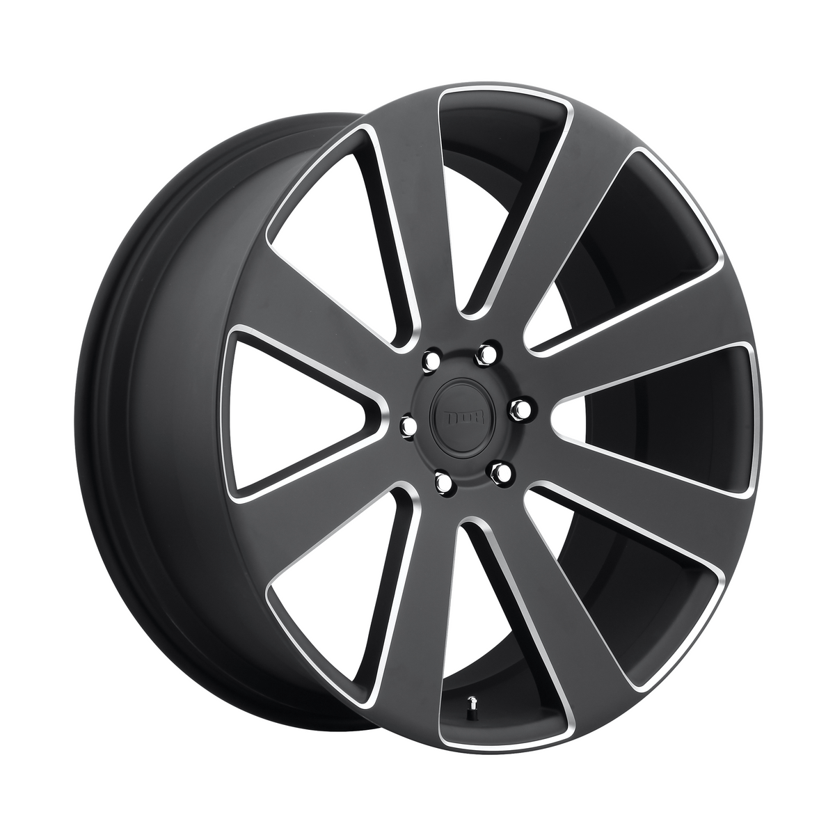 DUB 1PC S187 8-BALL 22x9.5 Matte Black Milled 6x135 30mm