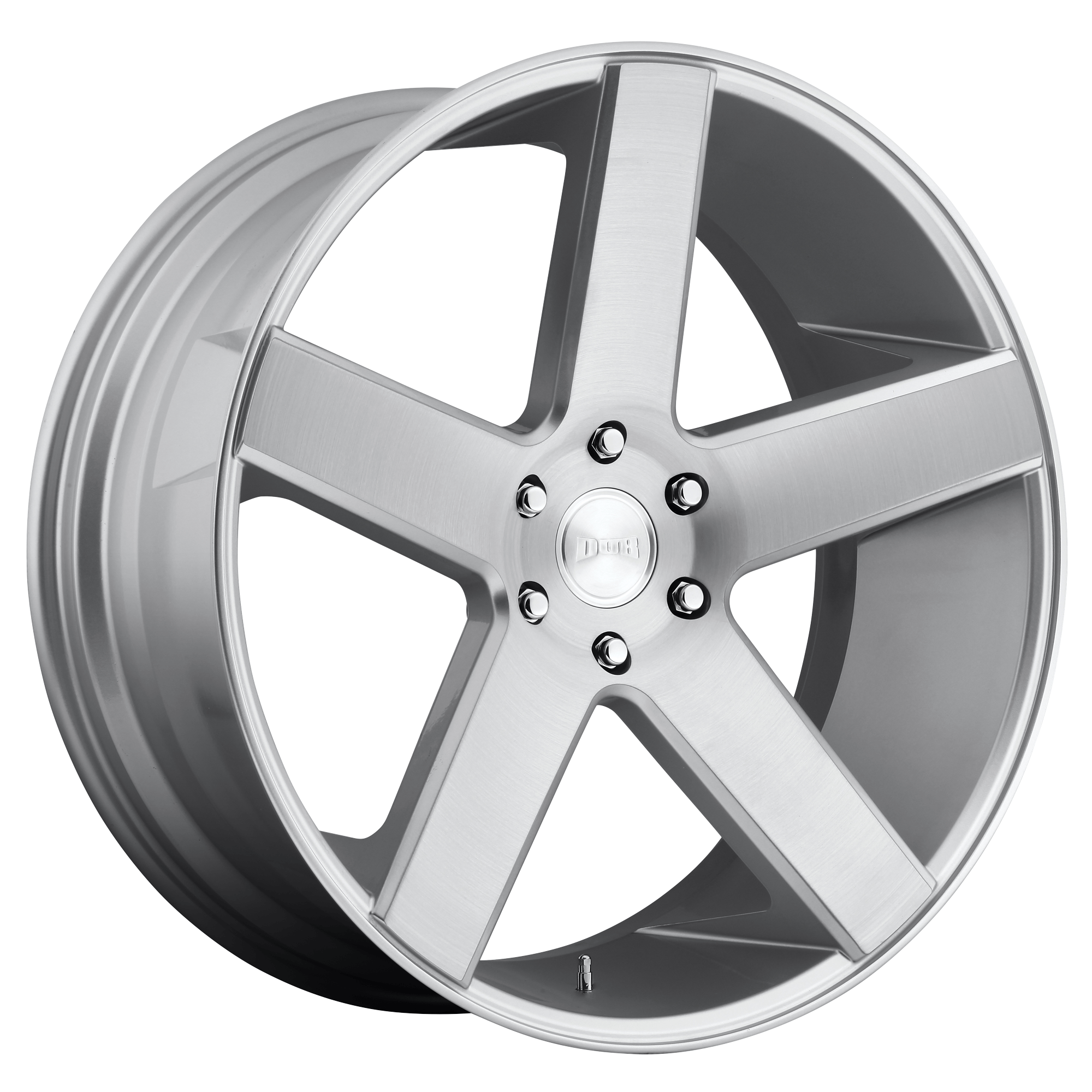 DUB 1PC S218 BALLER 22x9.5 Gloss Silver Brushed 6x135 30mm