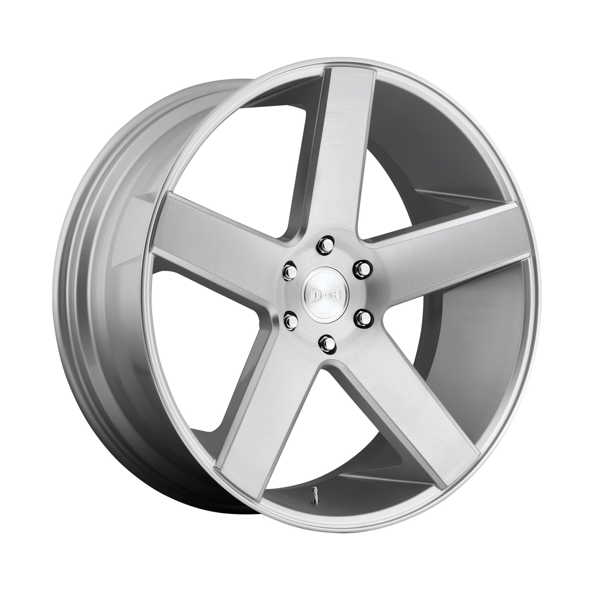DUB 1PC S218 BALLER 22x9.5 Gloss Silver Brushed 6x135 30mm