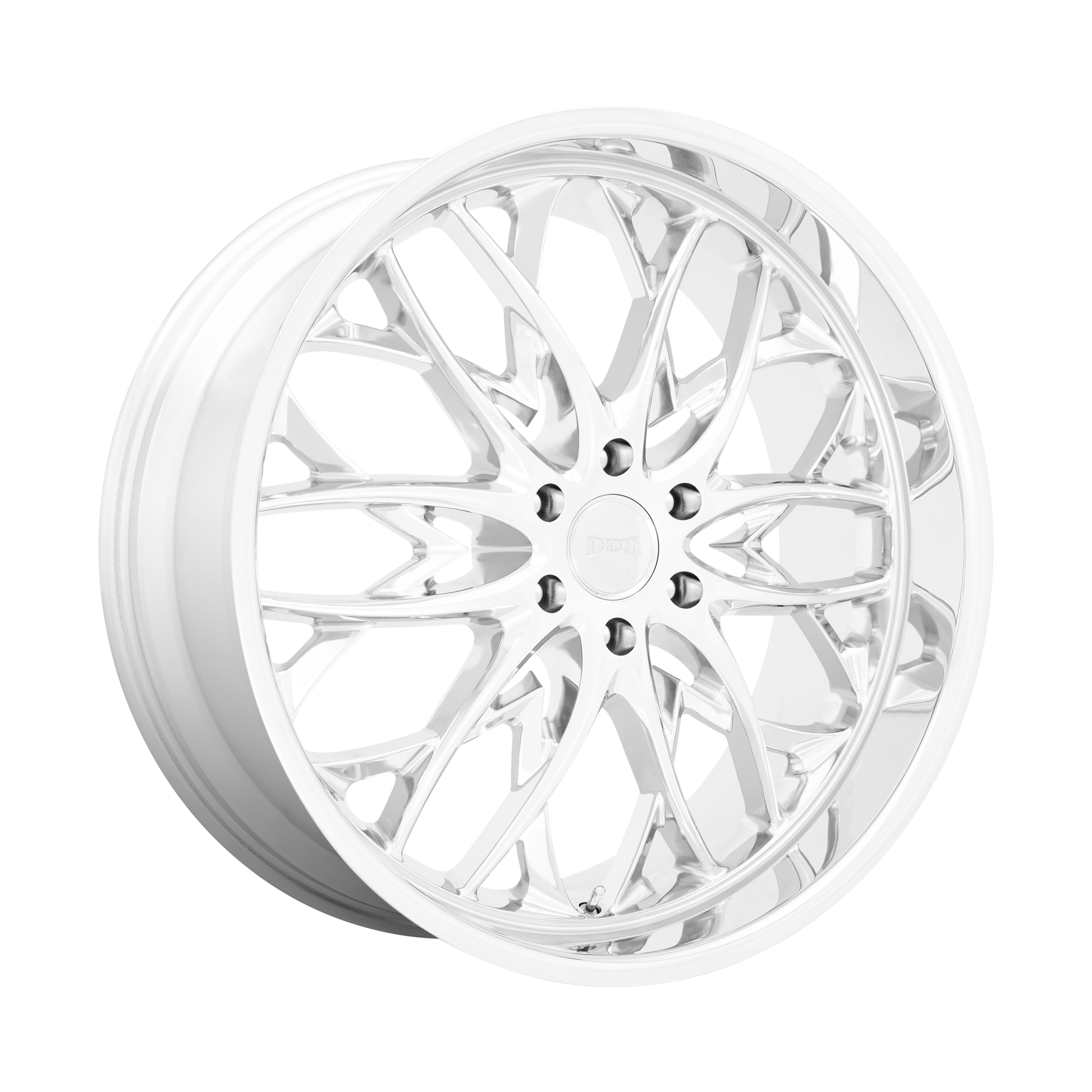 DUB 1PC S262 OG 22x9.5 Chrome 6x135 30mm