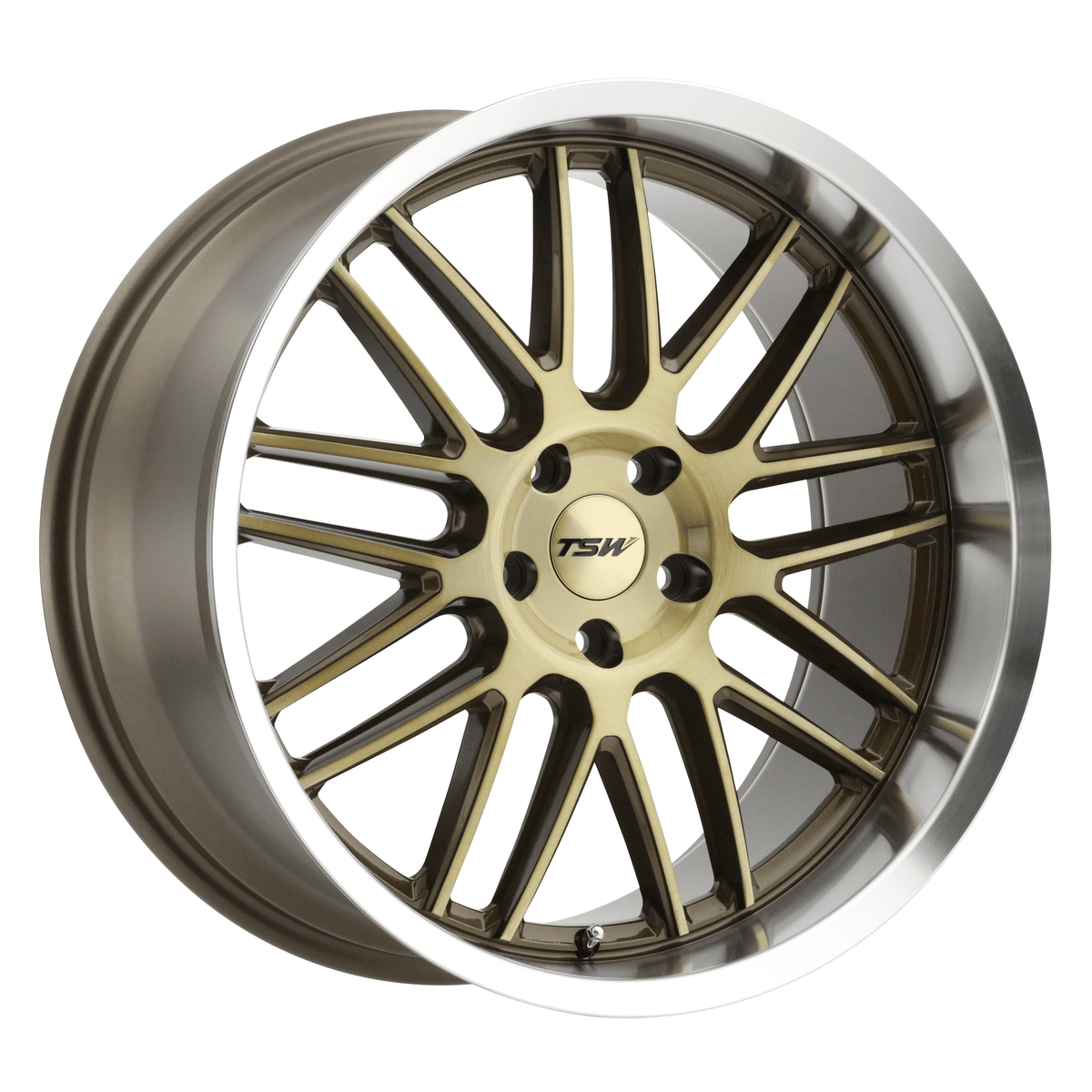 TSW AVALON 20x10 Bronze W/ Bronze Face & Mach 5x114.3 25mm