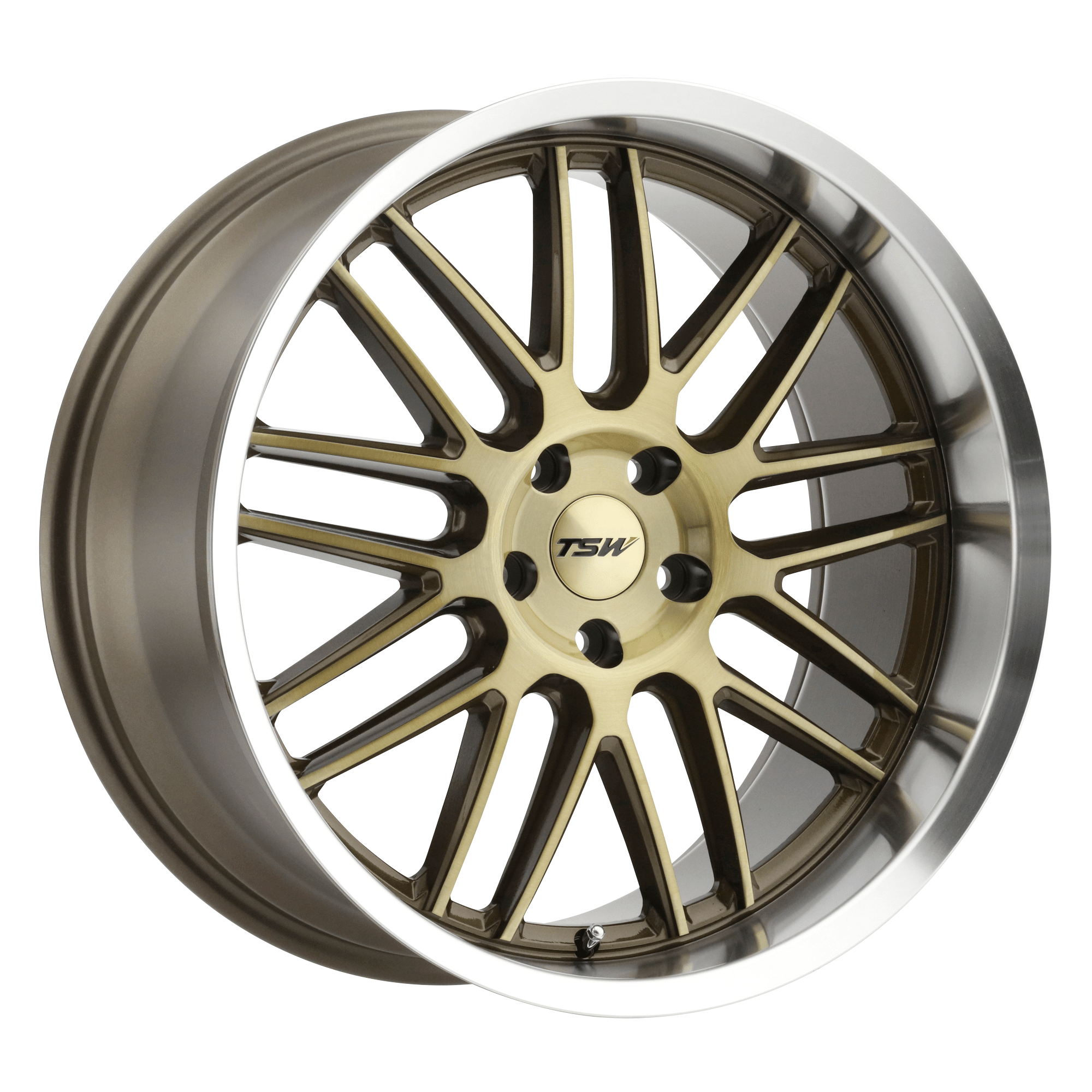 TSW AVALON 20x10 Bronze W/ Bronze Face & Mach 5x114.3 25mm