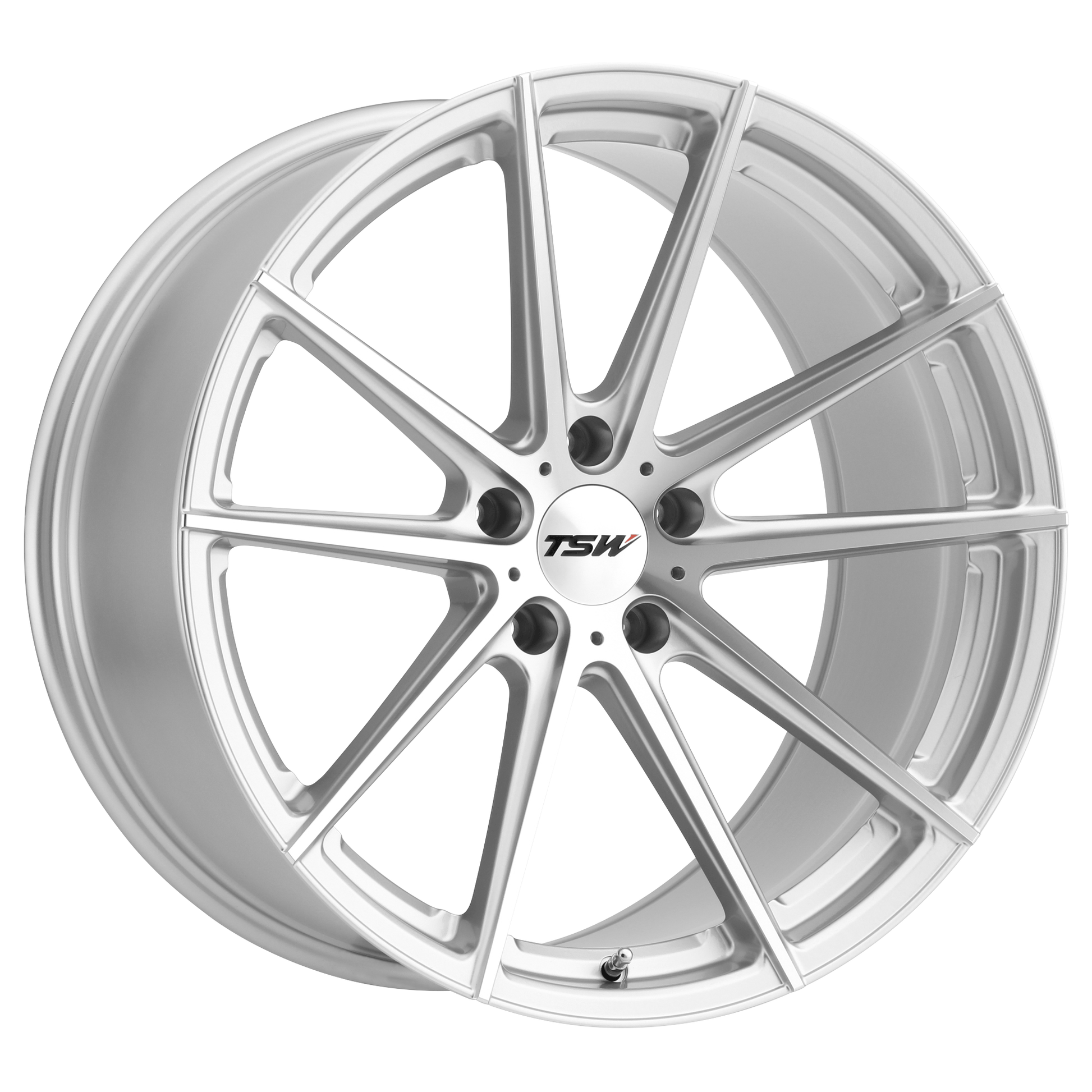 TSW BATHURST 19x9 Silver W/ Mirror Cut Face 5x114.3 30mm