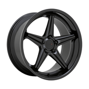 TSW LAUNCH 20x8.5 Matte Black W/ Gloss Black Lip 5x114.3 40mm