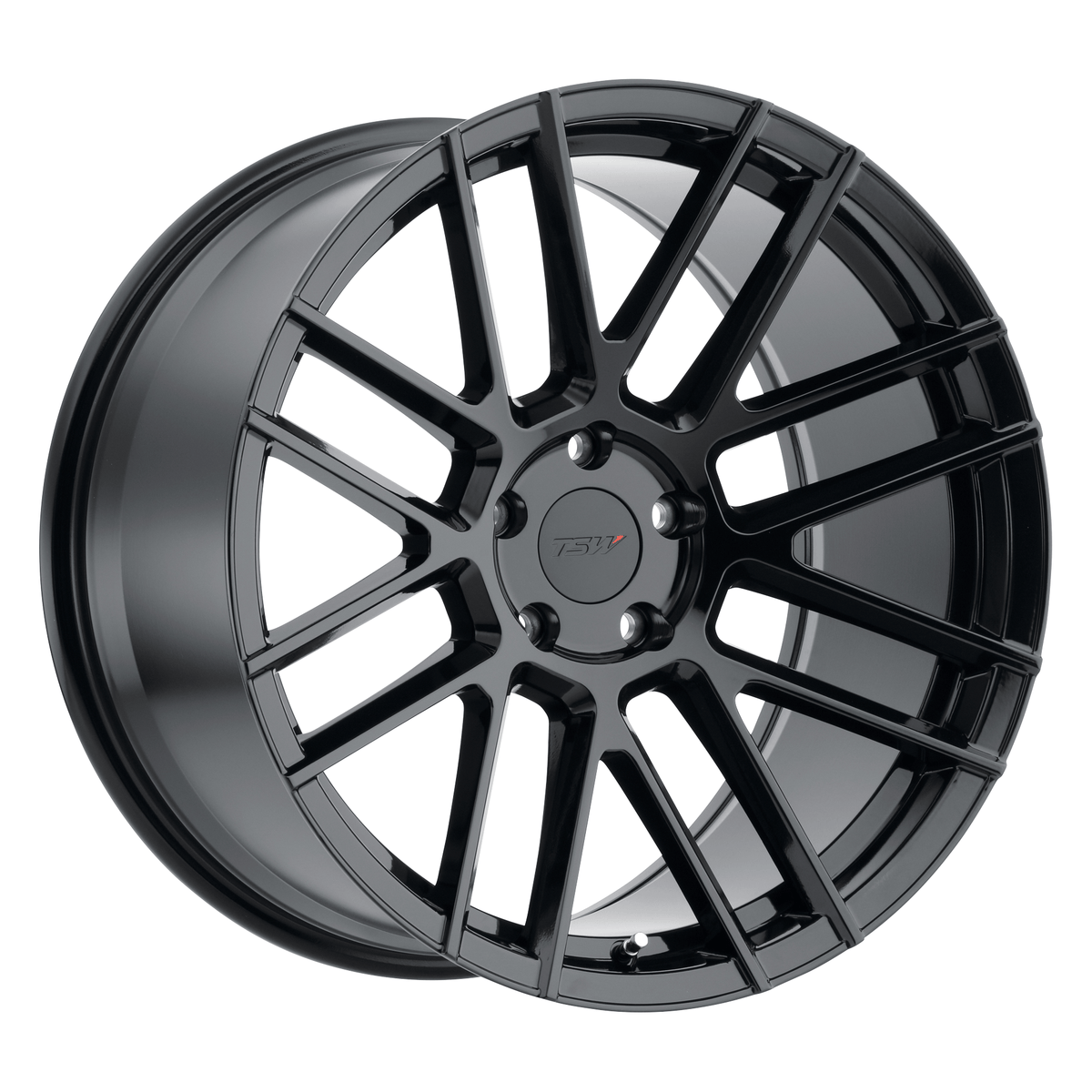 TSW MOSPORT 20x8.5 Gloss Black 5x114.3 40mm