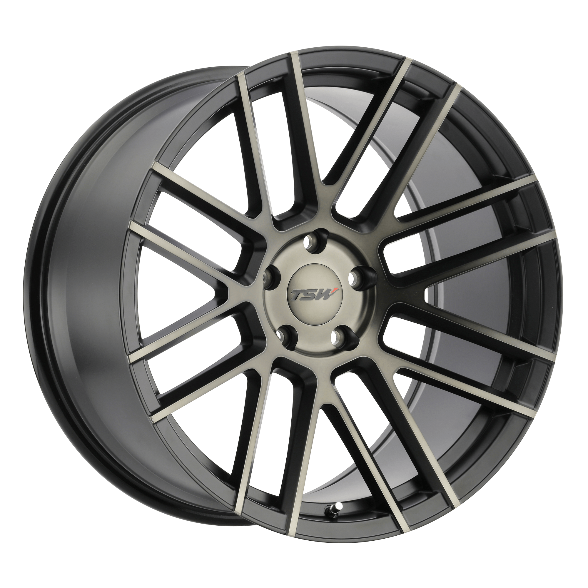 TSW MOSPORT 20x10 Matte Black W/ Mach Dark Face 5x114.3 40mm