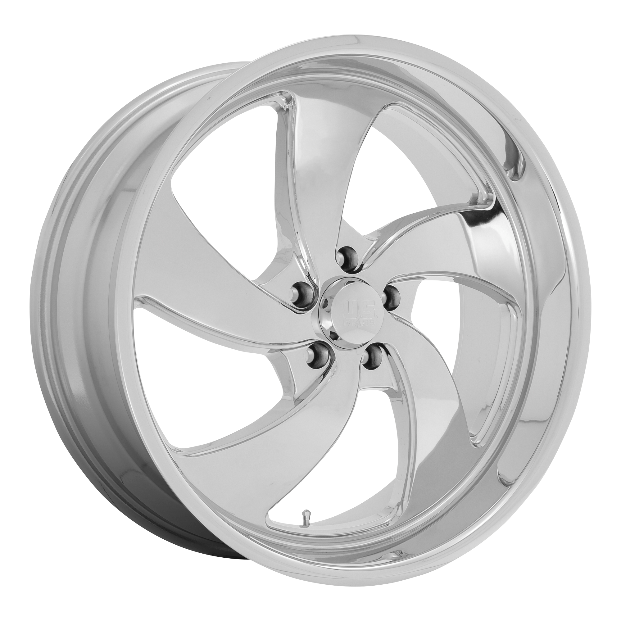 US Mag 1PC U132 DESPERADO 22x9 Chrome 6x135 25mm