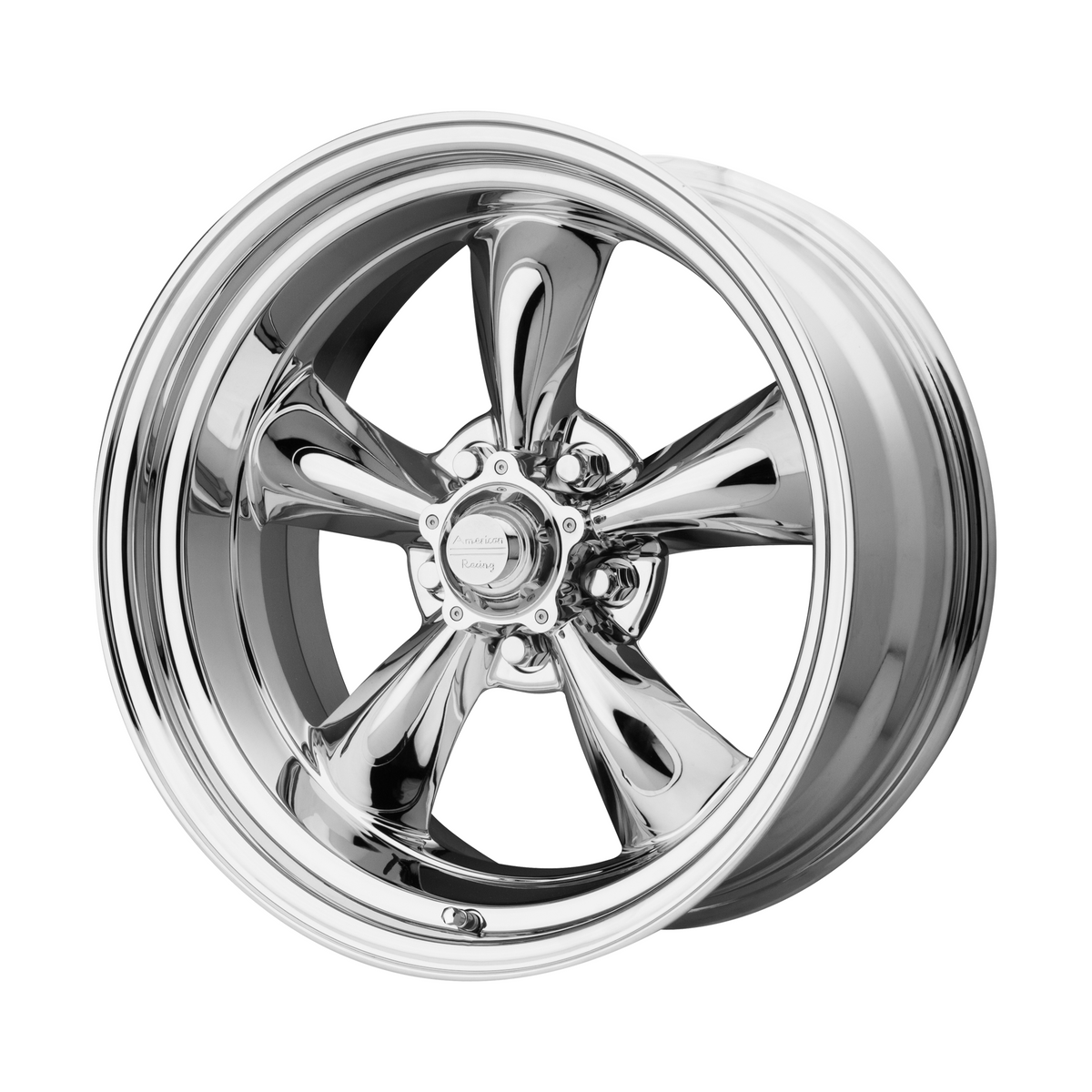 American Racing Vintage VN615 TORQ THRUST II 1 PC 17x9.5 Chrome 5x114.3 46mm