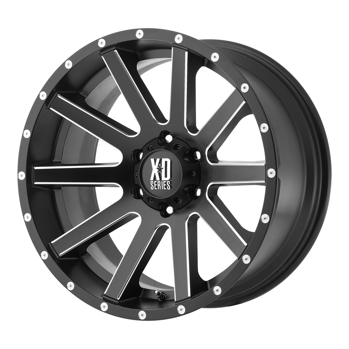 XD XD818 HEIST 20x9 Satin Black Milled 6x135 18mm