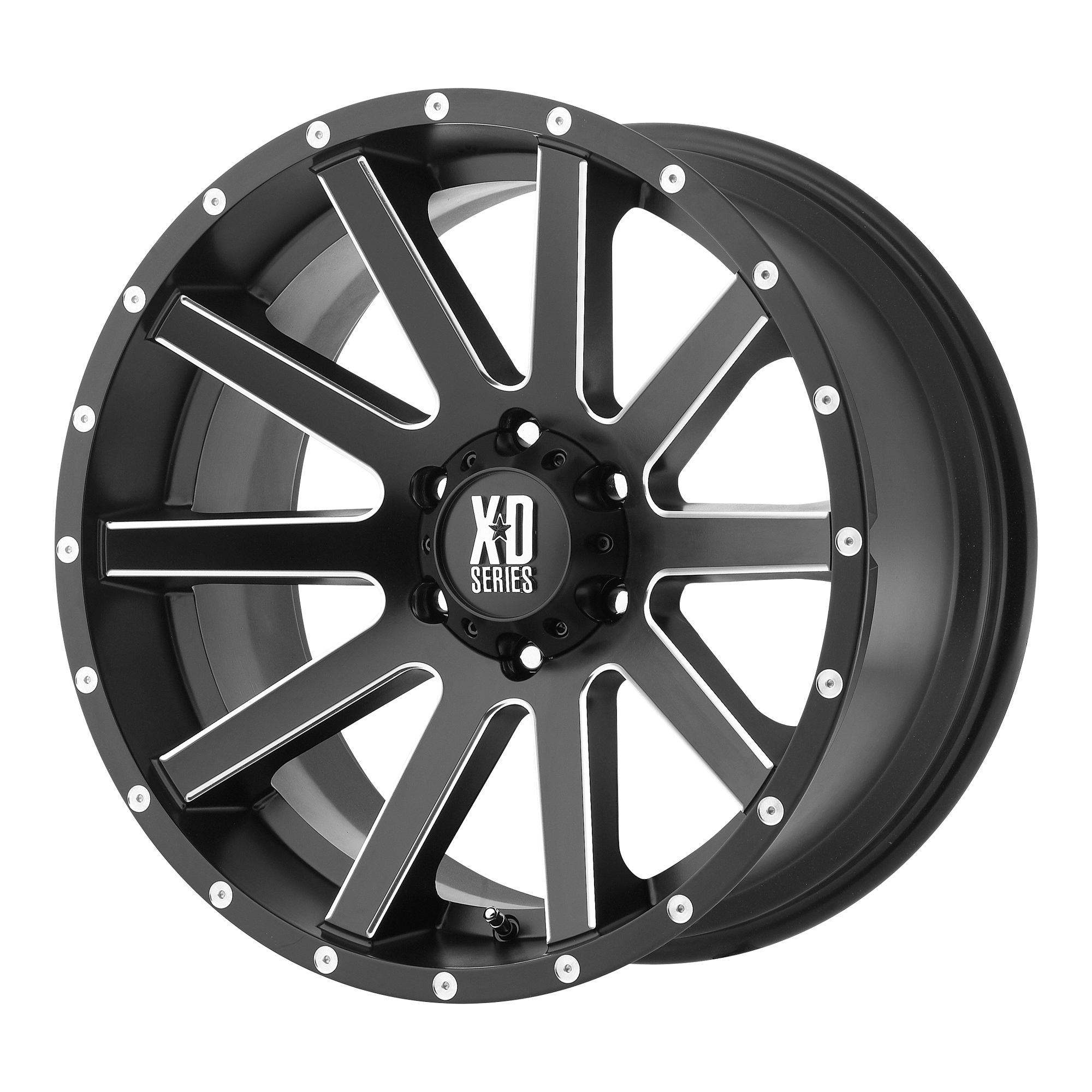 XD XD818 HEIST 20x9 Satin Black Milled 6x135 18mm