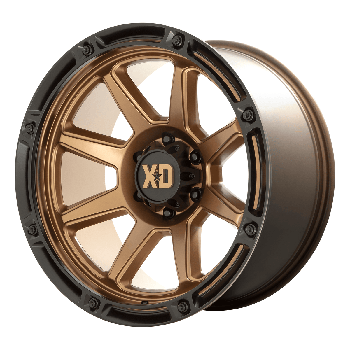 XD XD863 20x9 Matte Bronze W/ Black Lip 6x135 18mm